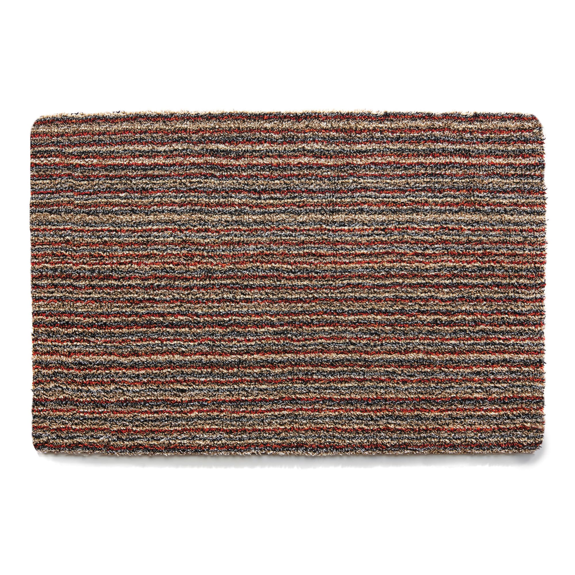50cm x 75cm HUG RUG (candy stripe design) machine washable doormat dirt trapper absorber door mat