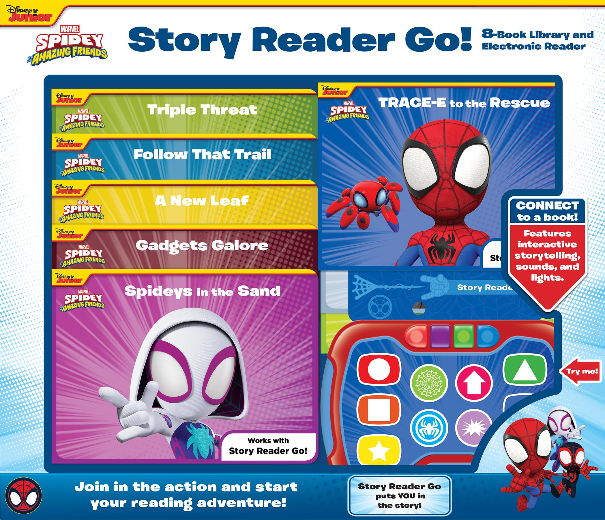 Disney Junior Marvel Spidey and His Amazing Friends Story Reader Go! 8