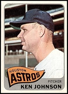 1965 Topps # 359 Ken Johnson Houston Astros (Baseball Card) NM/MT Astros
