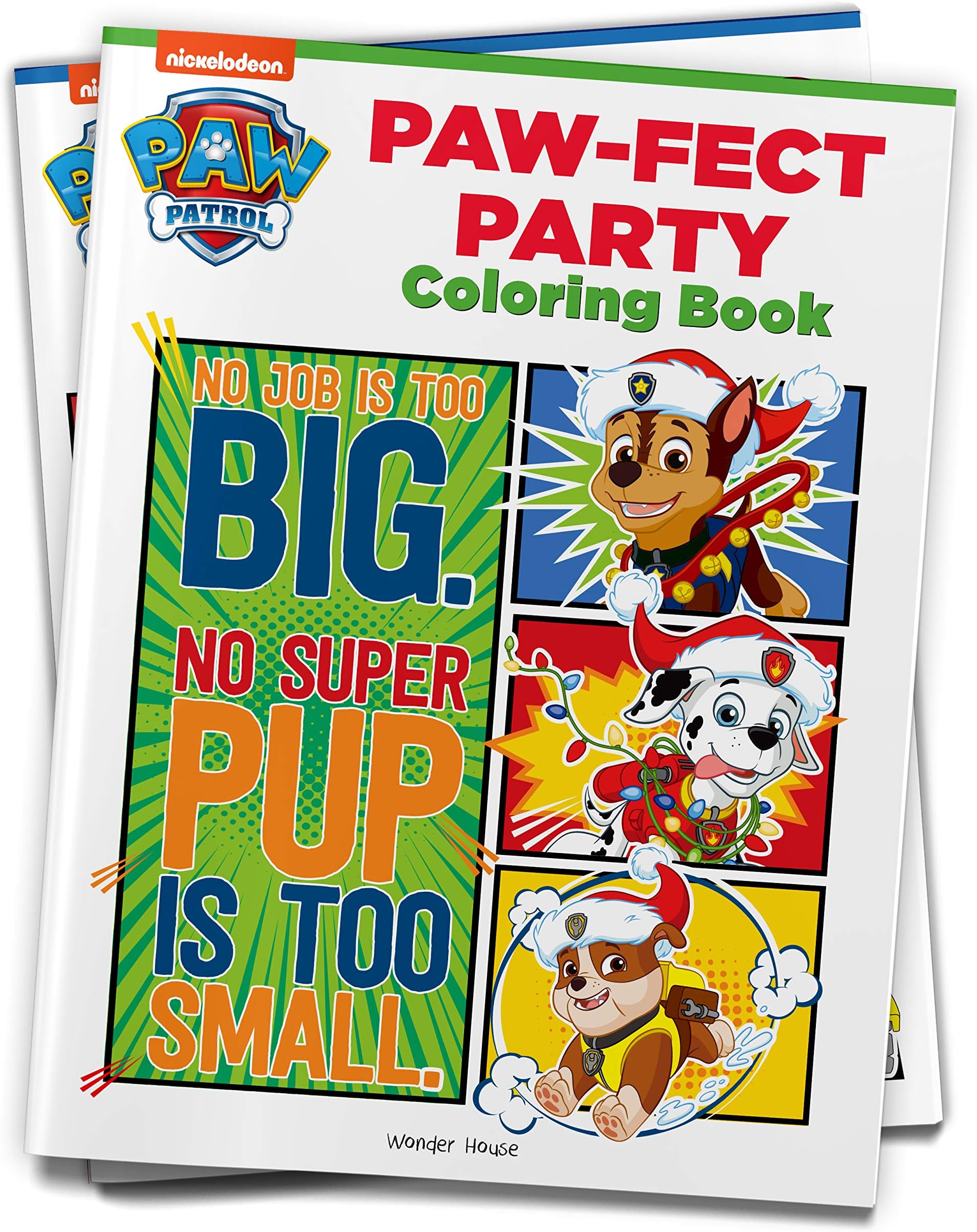 Paw-fect Party: Paw Patrol Coloring Book For Kids Paperback by Wonder House Books