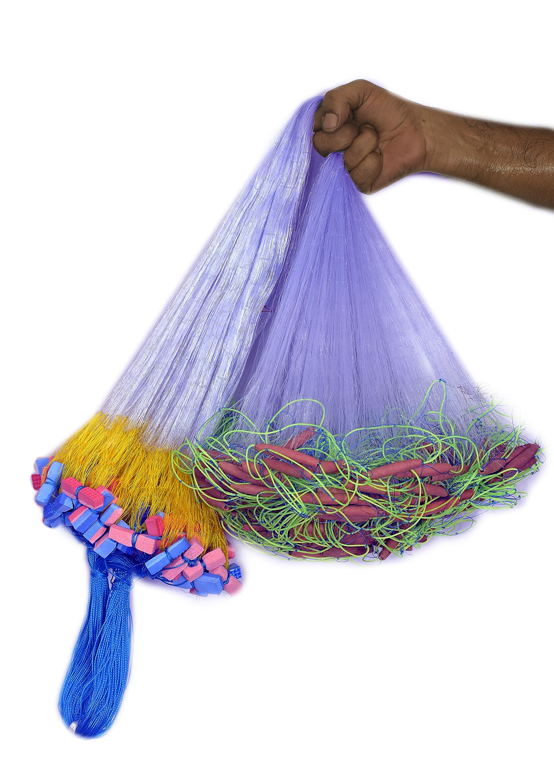 PURKAIT Fishnet 2 FINEGER GILLNET MUD Sinker, Height 3F, UP Lenght 45F, Down Lenght 90F. (B0CCKZVLGX) Amazon Price History, Amazon Price Tracker