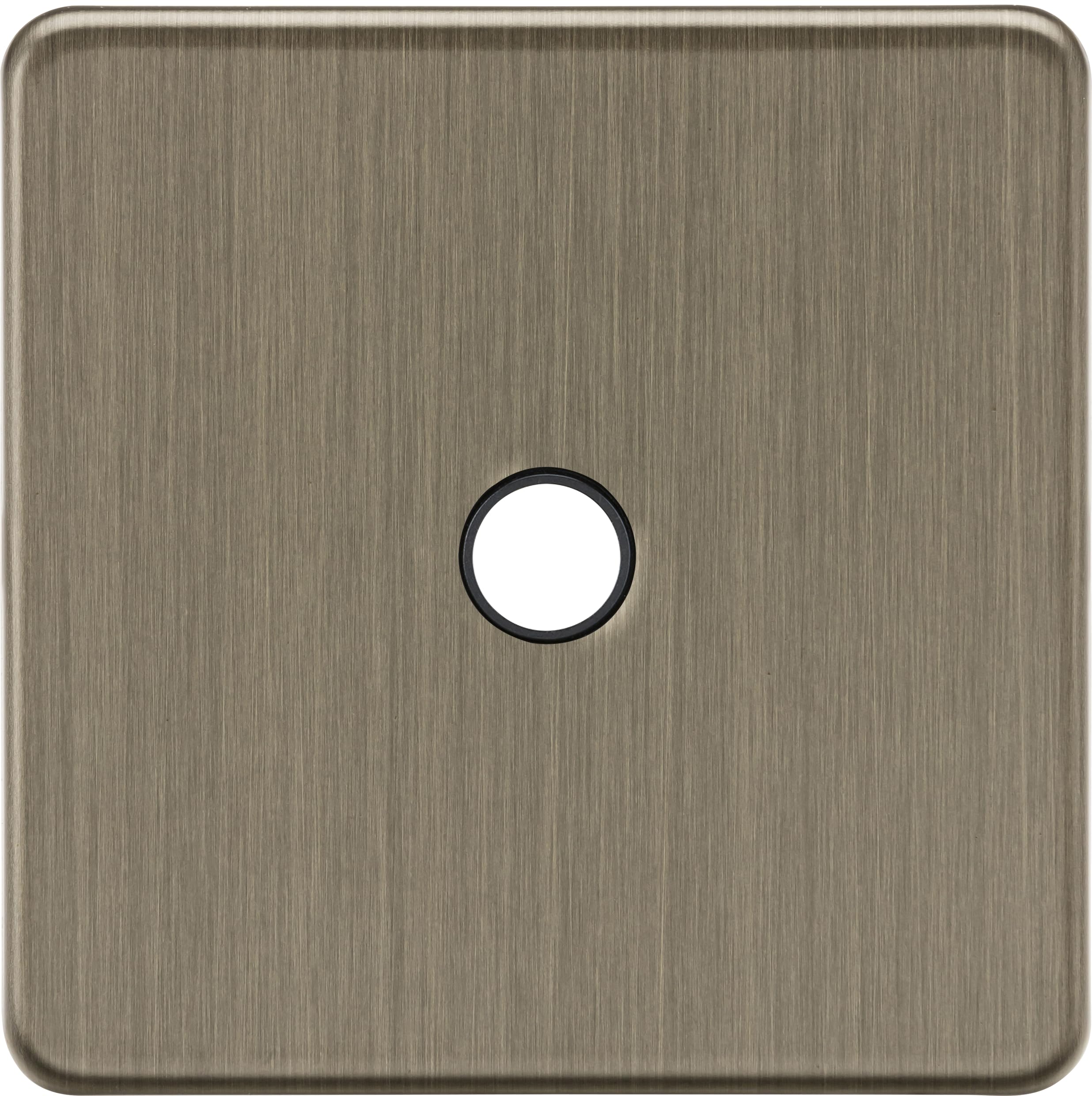 Knightsbridge 20A Flex Outlet Plate - Antique Brass