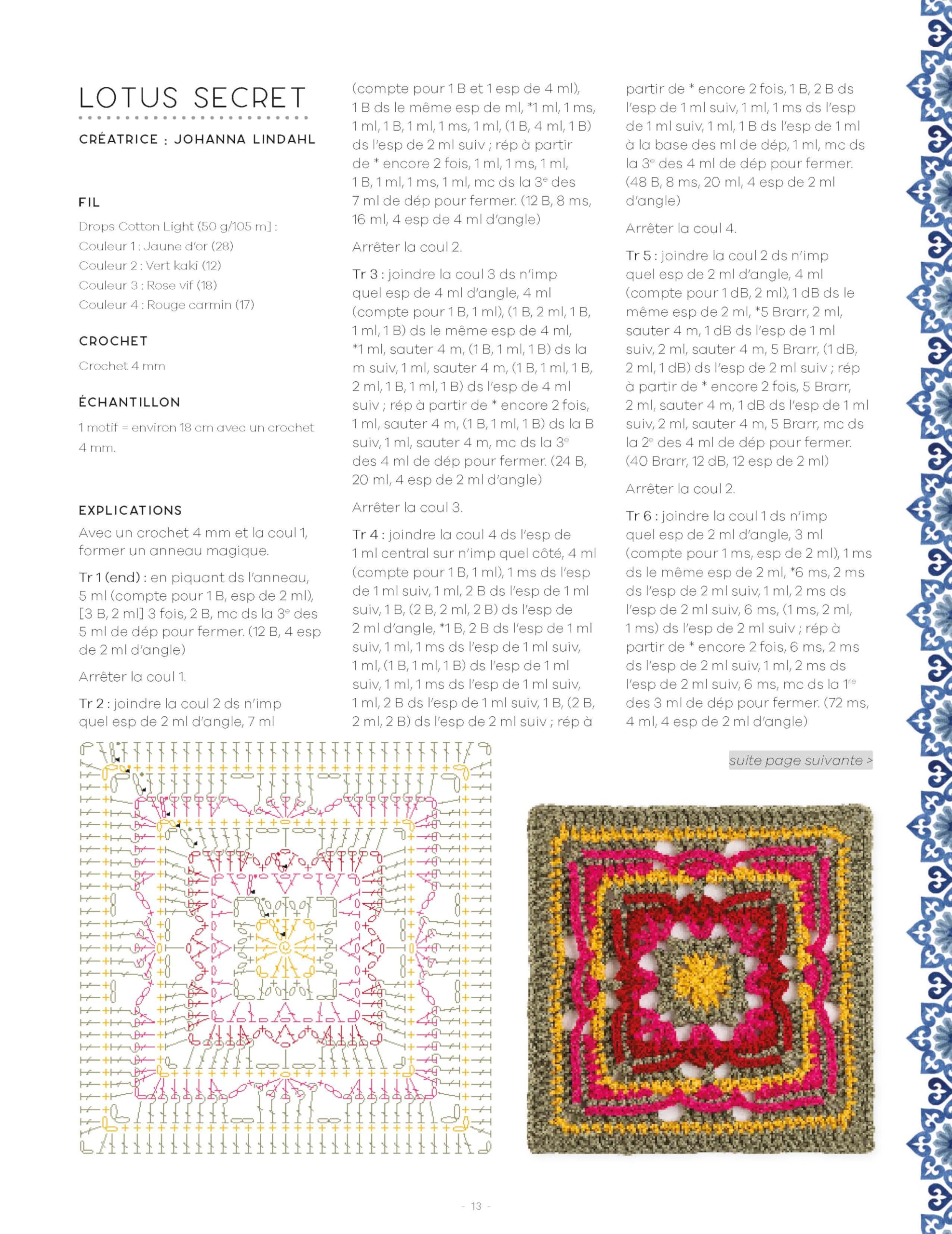 Le grand livre des granny squares: 100 modèles originaux à crocheter