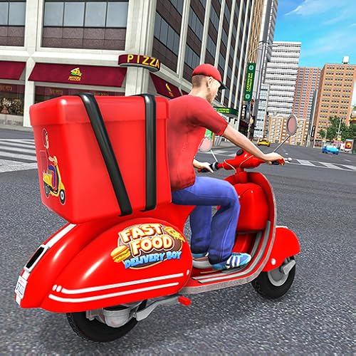 Pizza Delivery Real City Bike