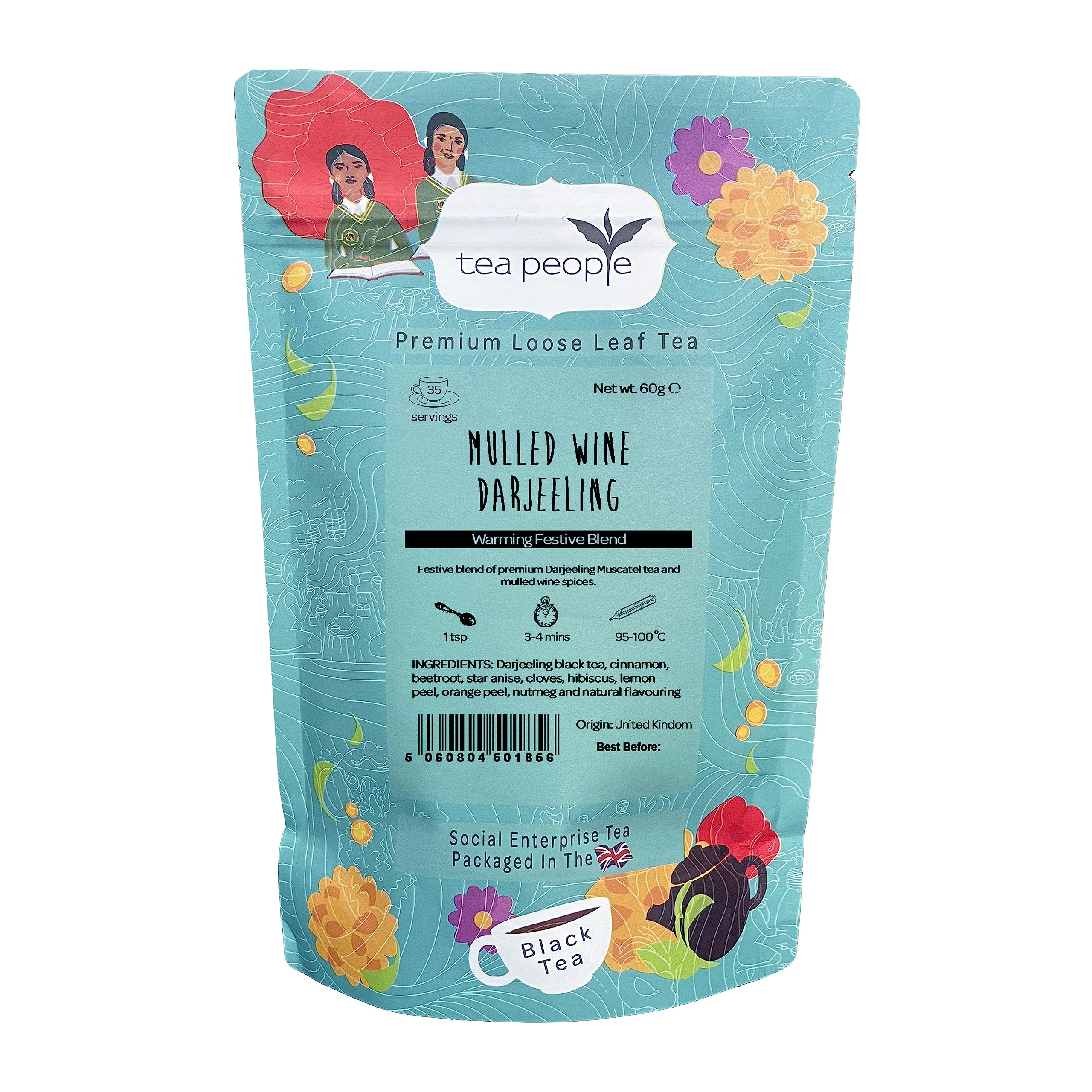 Tea People Mulled Wine Darjeeling - 60g Retail Pack