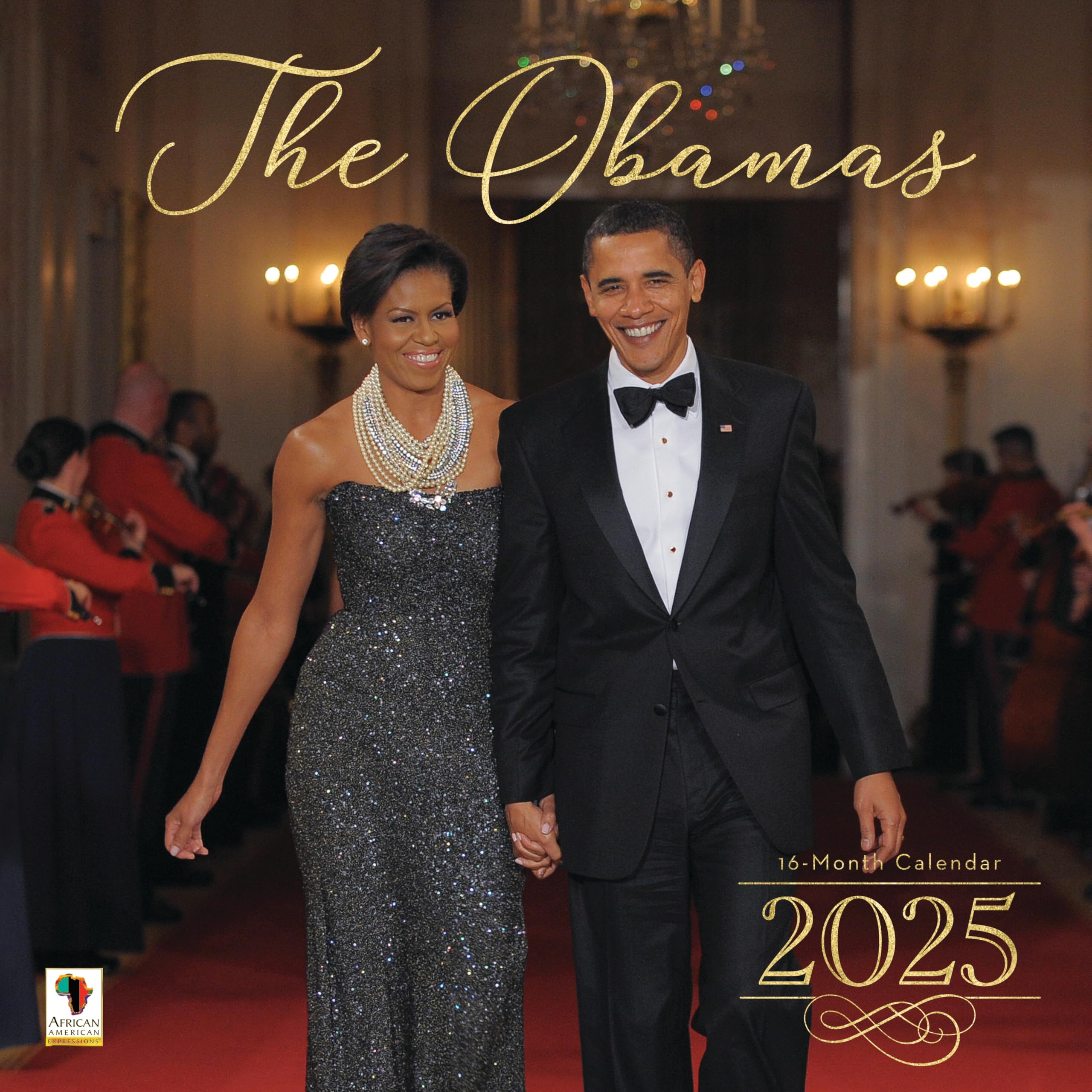 African American Expressions 2025 Wall Calendars - Monthly Calendars Celebrating Black Culture & History - 12x12 Hanging Calendar - 16 Months - The Obamas Calendar