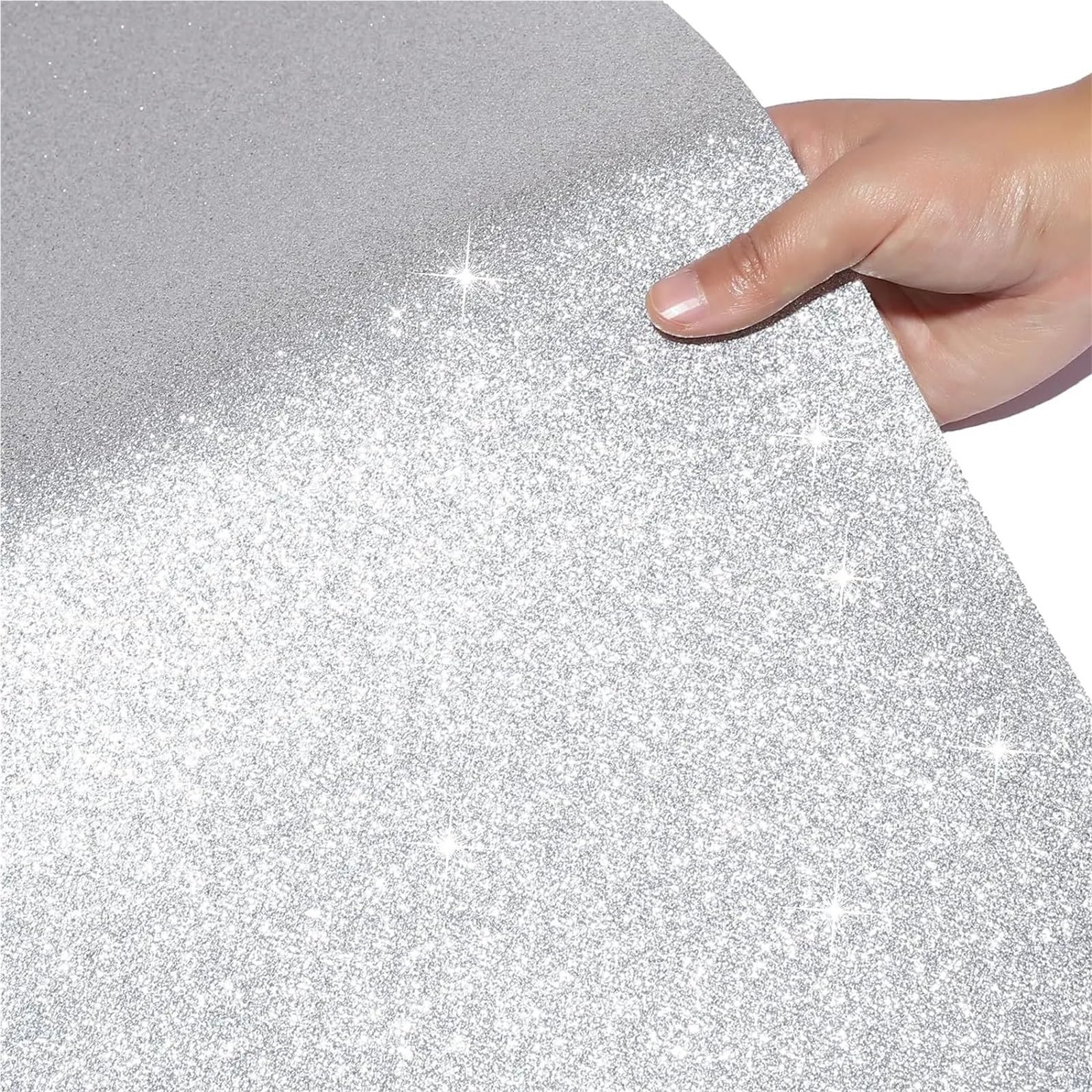 Tappeto Matrimonio Tappeto da passerella scintillante Matrimonio Natale Accessori for esterni Banchetto Corridoio(Silver,4M_1.2M)