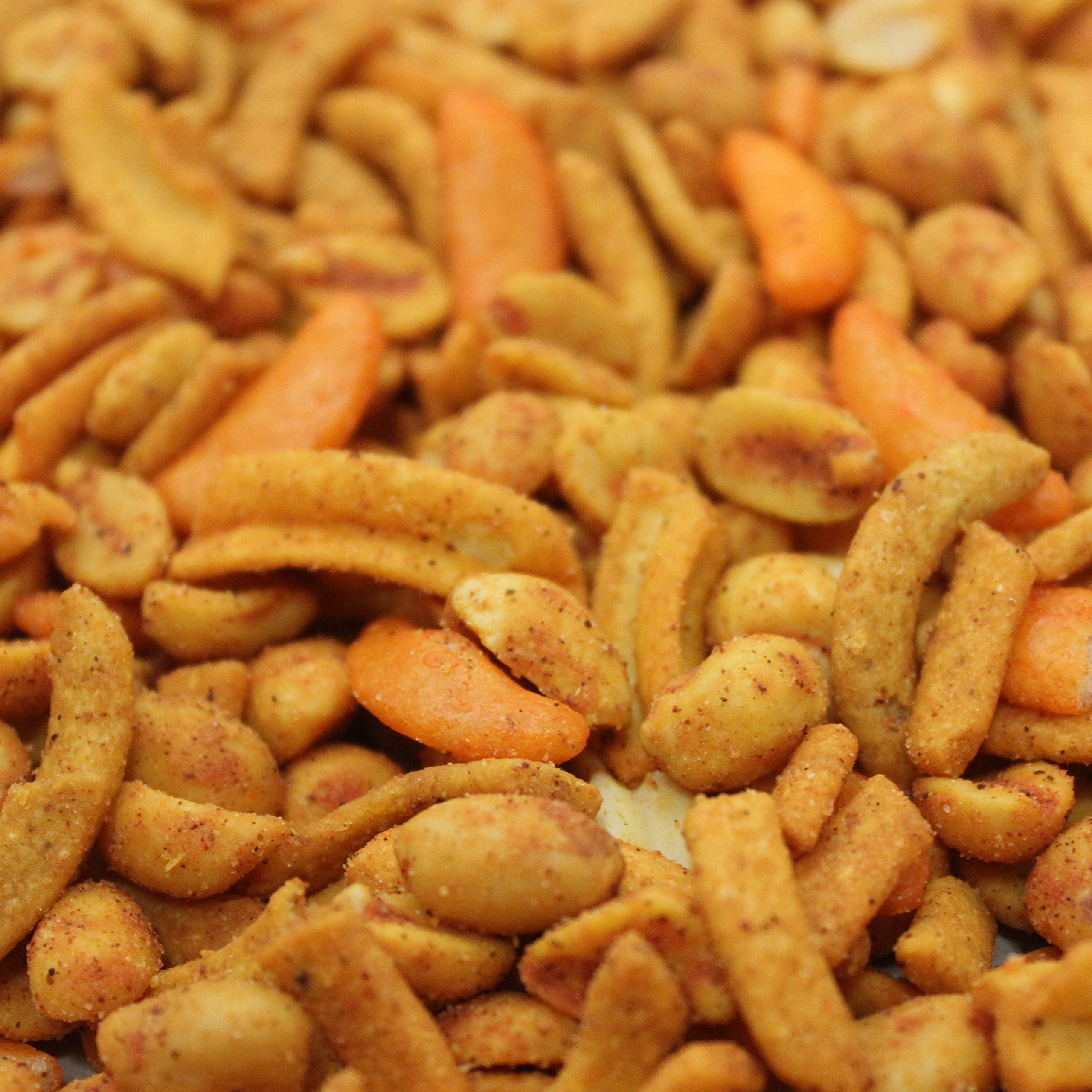 Habanerofire Crunchy Spicy Snack Mix - Cajun Style Snacks loaded with Crunch, Flavor and Spice. 2 - One Pound Snack Bags.