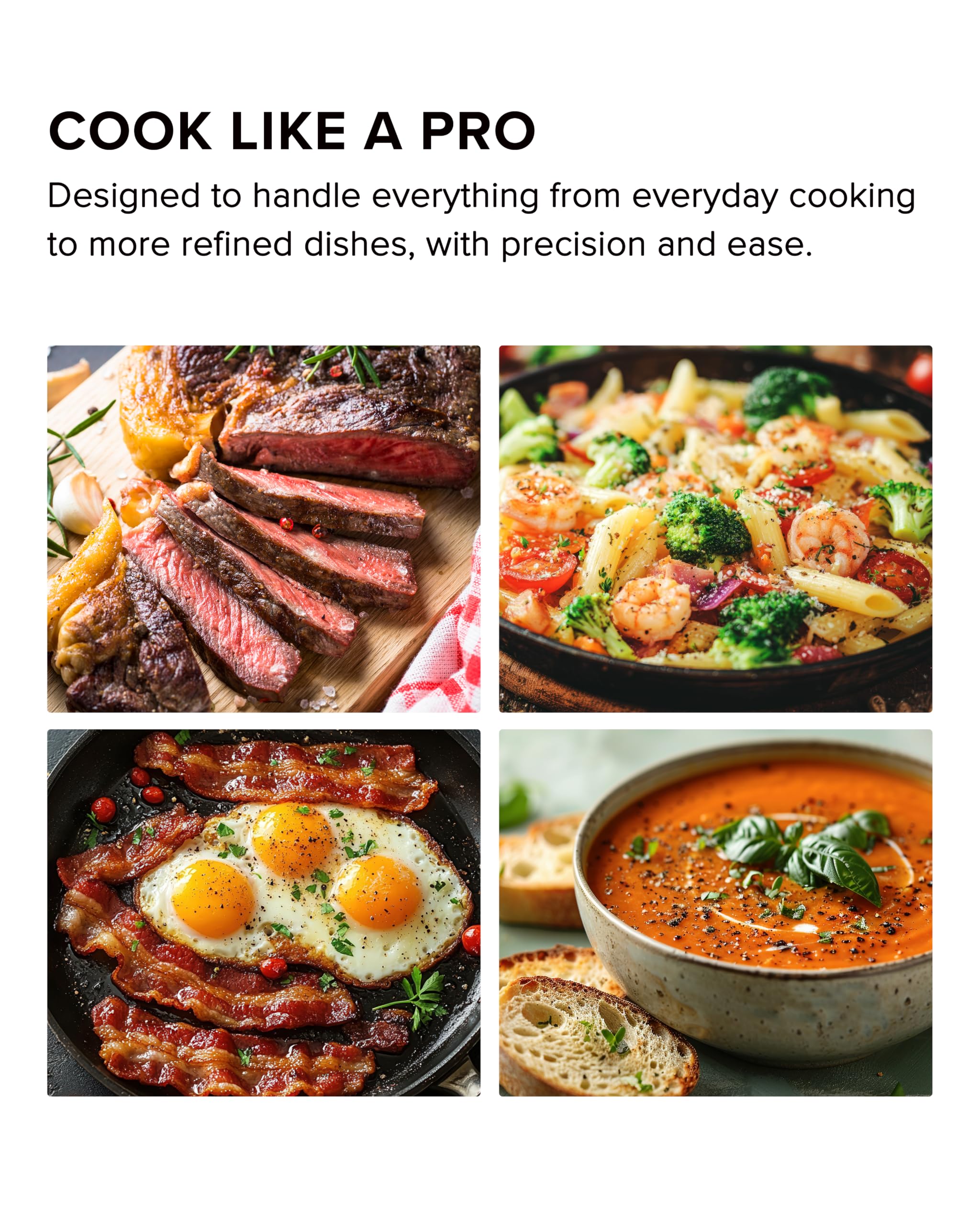 Nuwave PIC Double Portable Induction Cooktop, 900W/1500W/1800W Options view 2