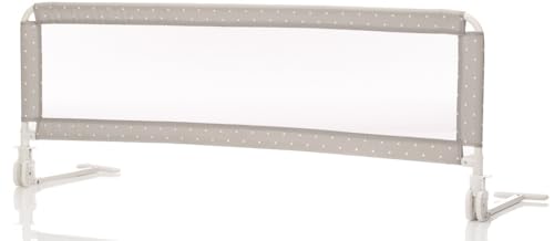 Set Fillikid Bettschutzgitter mit Stoffwindel Blaubär | 135x50cm | Rausfallschutz für Baby & Kinder | hohes klappbares Bettgitter