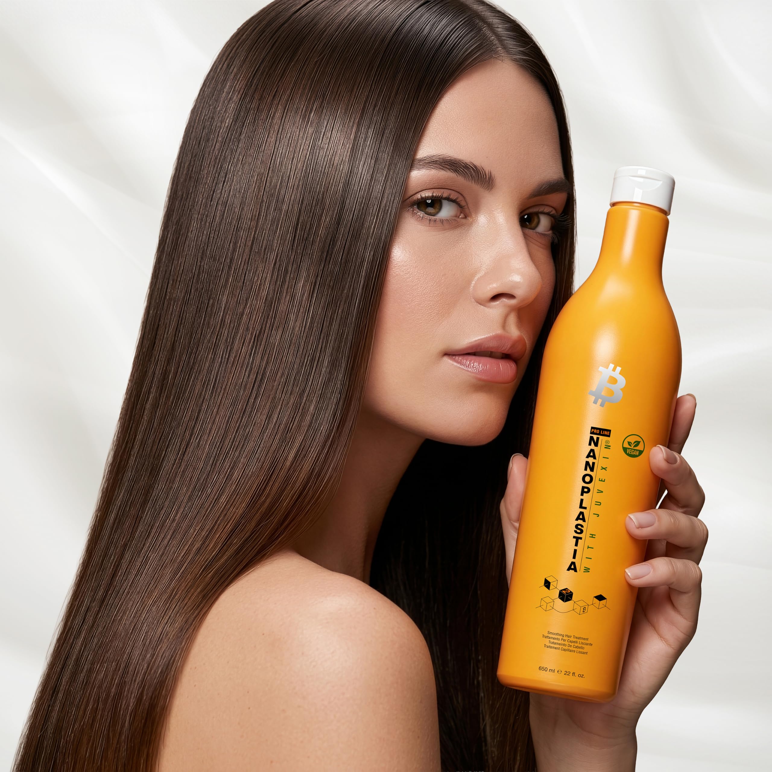 Nanoplastia Trattamento Lisciante alla Cheratina Brasiliana - Kit Professionale Capelli Senza Formaldeide - Ricostruzione Capelli Danneggiati, Anti-Crespo, Protezione Termica