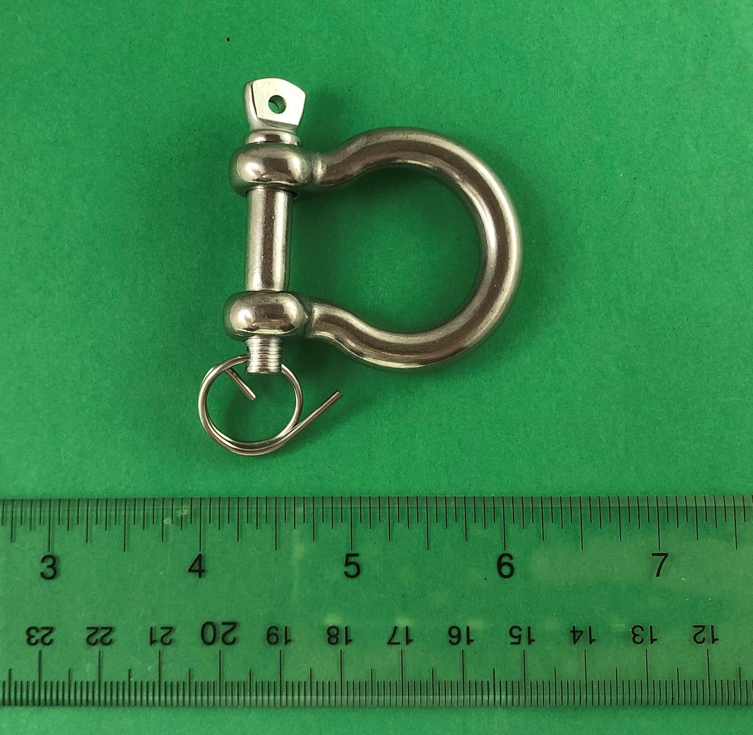 US Stainless Anti-Off Shackles Stainless Steel 316 Anchor Chain 1/4" or 6mm by 6' Long with Anti-Off Shackles - Image 5