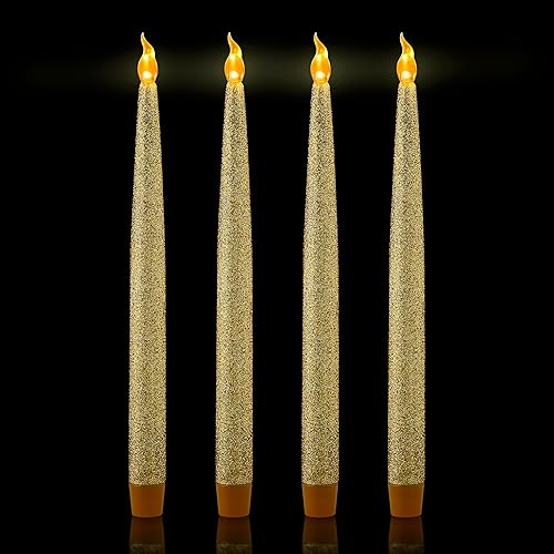 Miniatura 9 de Furora Lighting - Velas largas LED sin llama, para ventana, a pilas, velas eléctricas con función de temporizador de 6 horas