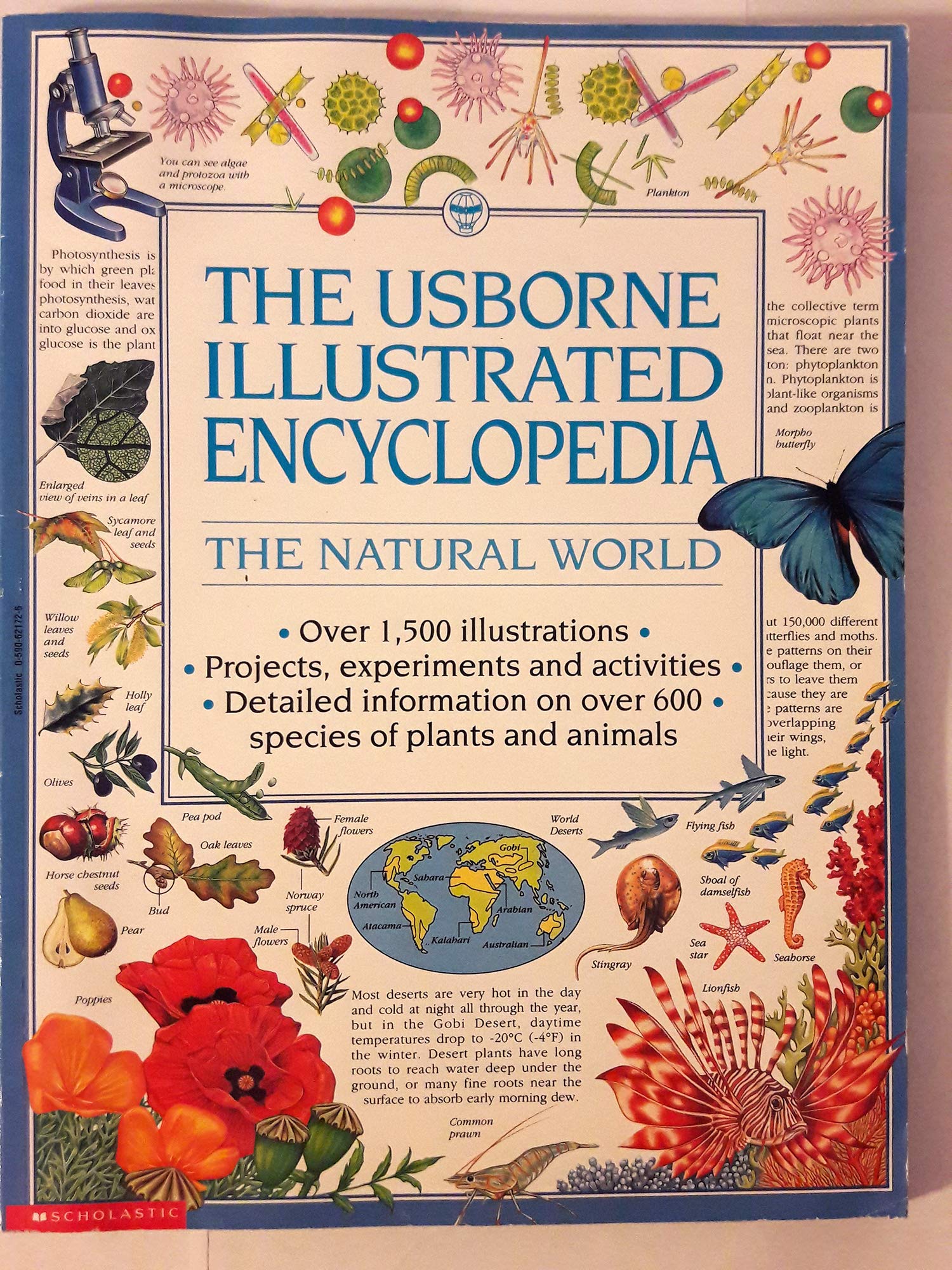 The Usborne Illustrated Encyclopedia the Natural World (Over 1,500 illustrations, projects, experime