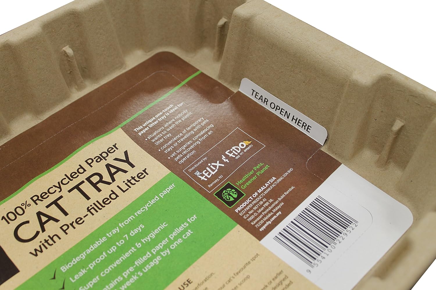 pre filled litter box