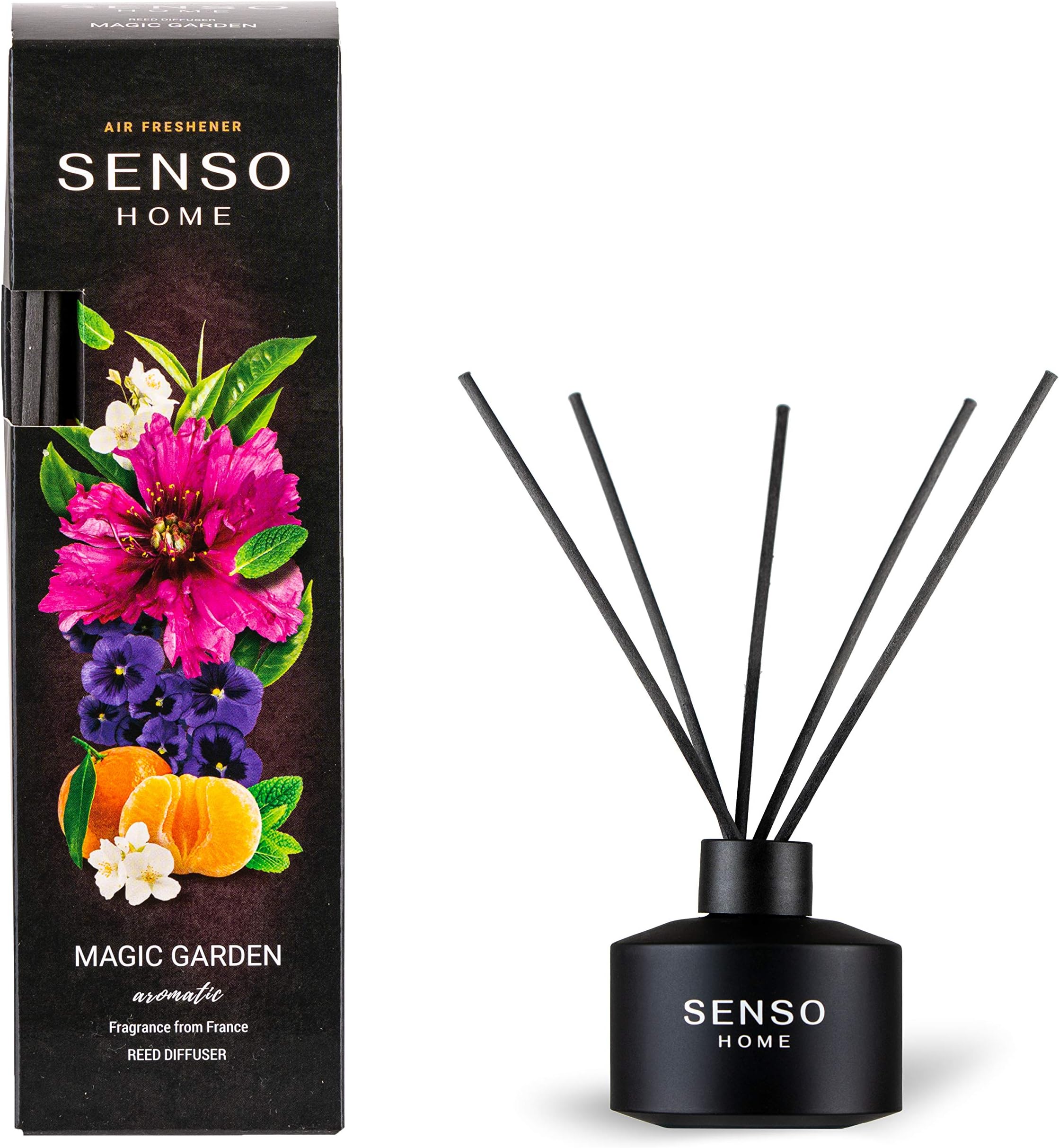 Dr. Marcus Senso Home Essential Oil Reed Diffuser for Bedroom Living Room Office for Stress Relief, 100 ml