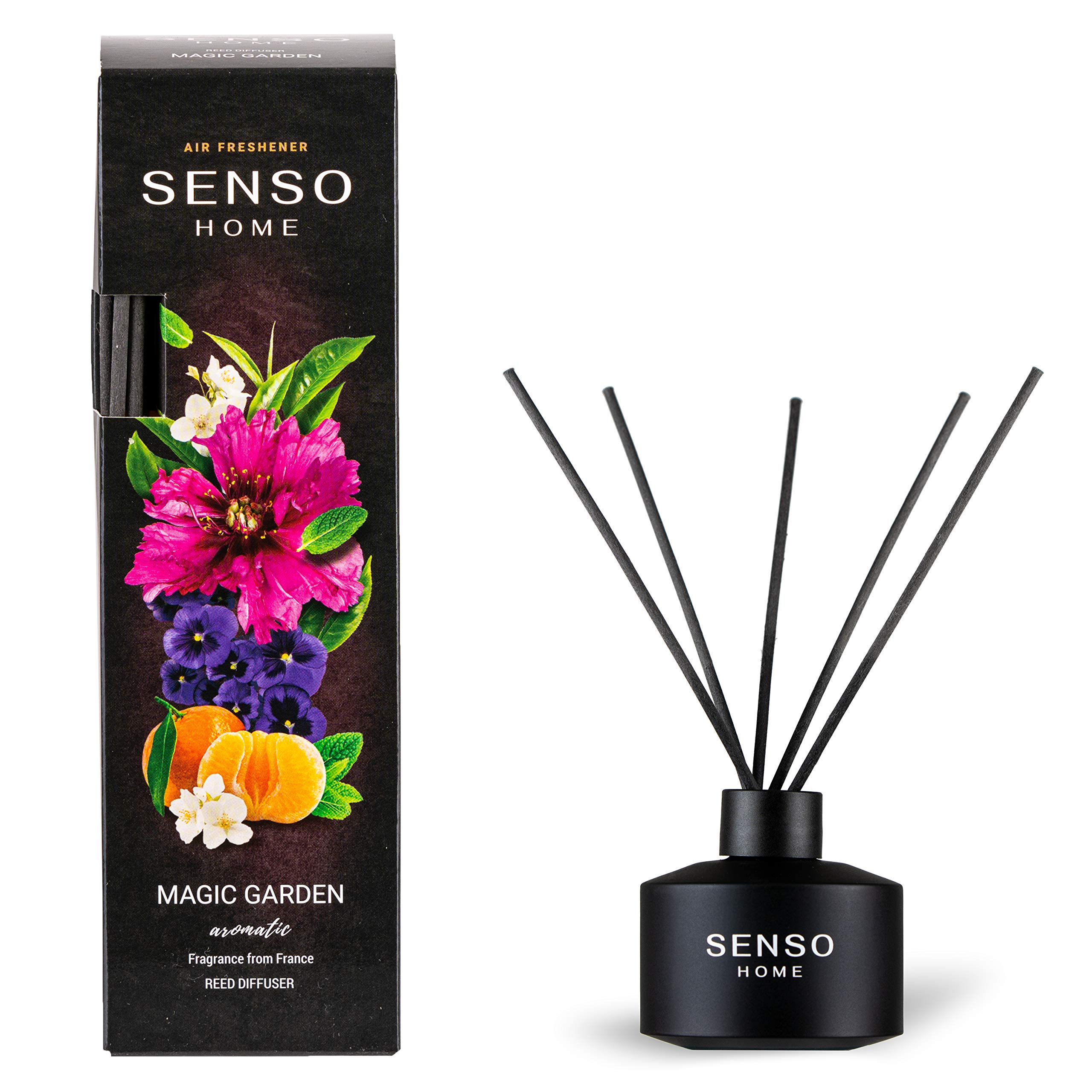 Dr. Marcus Senso Home Essential Oil Reed Diffuser for Bedroom Living Room Office for Stress Relief, 100 ml