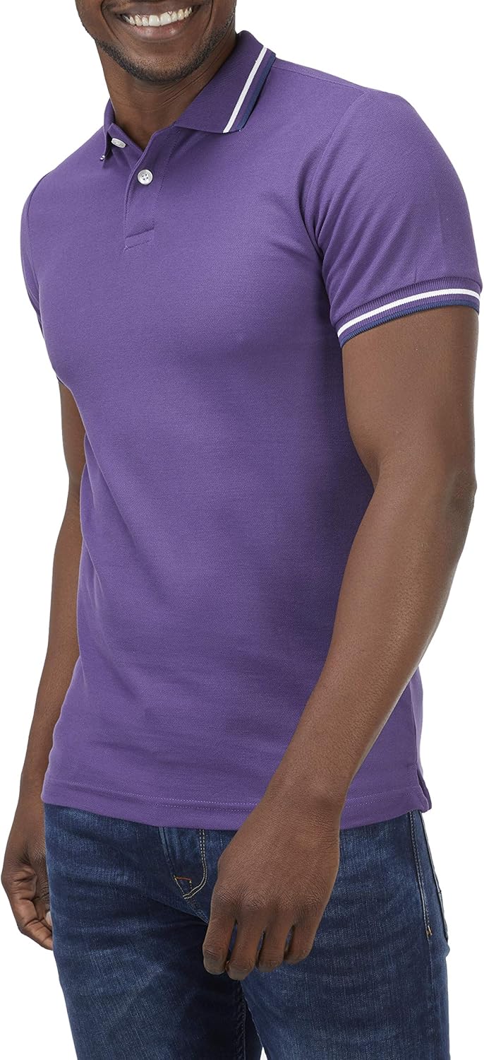Charles Wilson Contrast Tipped Polo Shirt