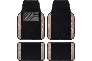CAR PASS Bling Rhinestone Diamond Car Floor Mats