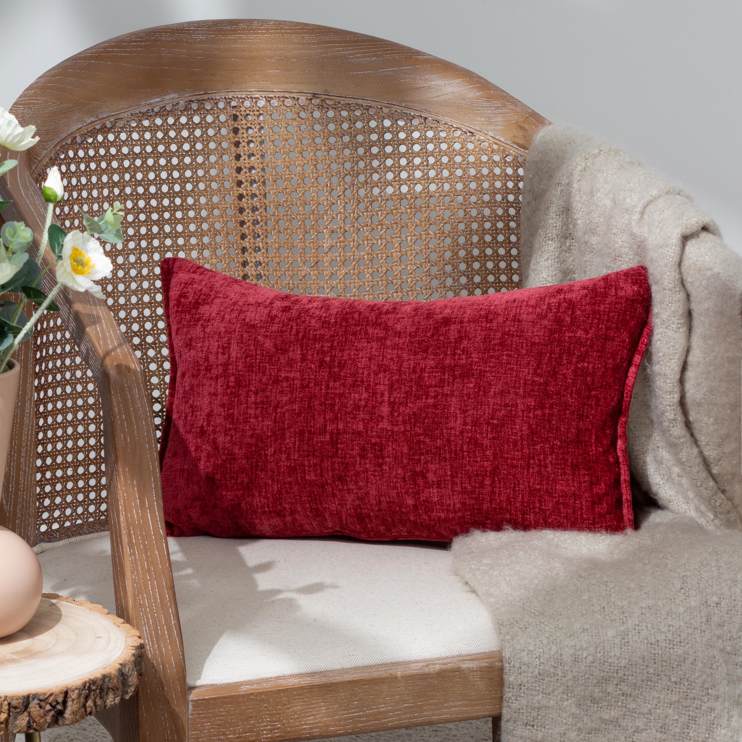 Evans Lichfield Buxton Reversible Feather Rich Cushion from B&Q