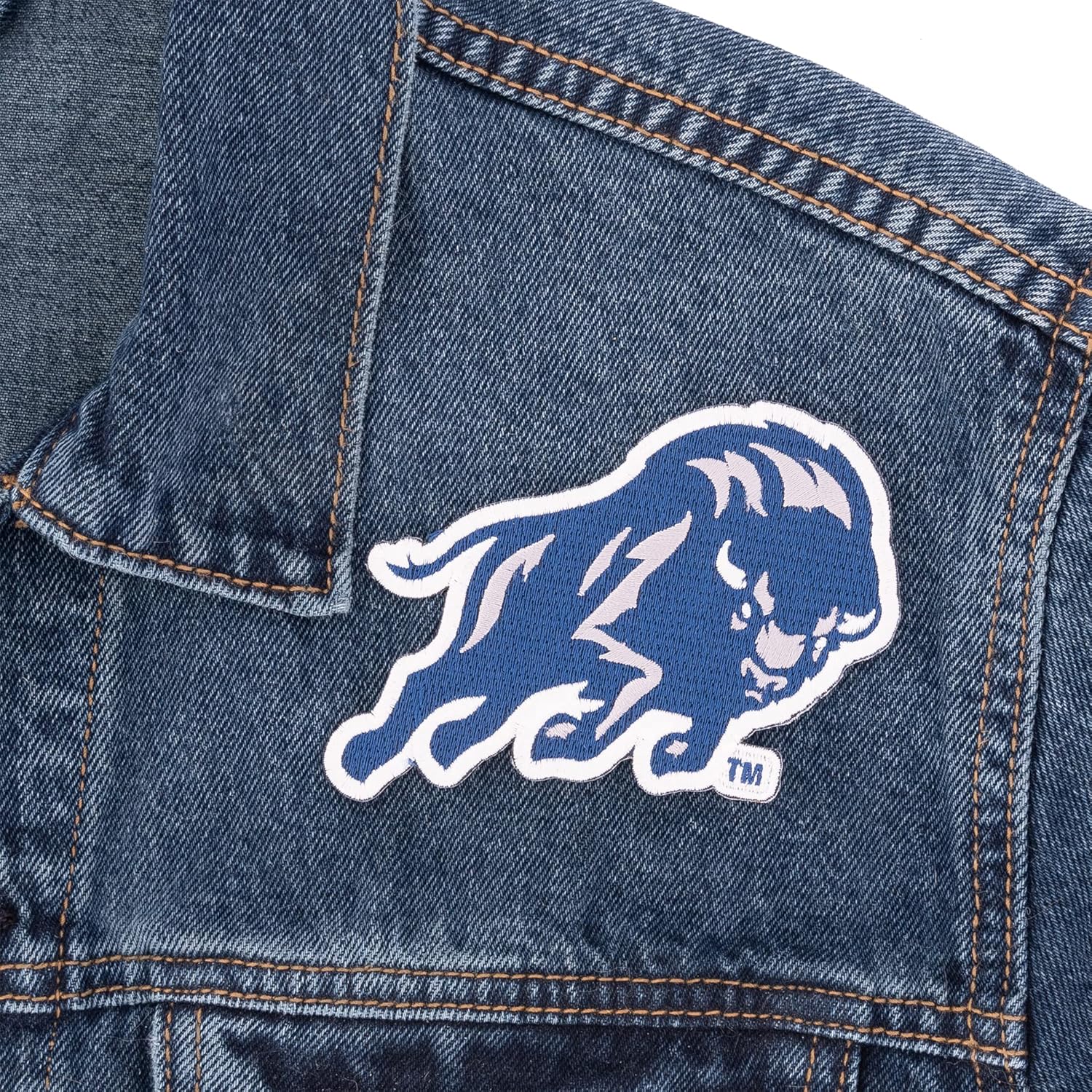 Desert Cactus Howard University Patch – Embroidered Iron On/Sew On Applique for Blazers, Jackets, Backpacks, Bags, Hats & Tactical Gear – Howard Bison (Patch - Design A) - Image 5