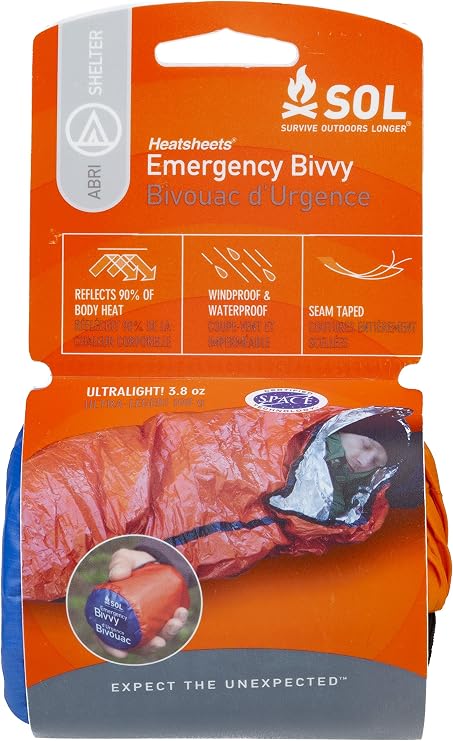 S.O.L. 90% Reflective Lightweight Emergency Bivvy