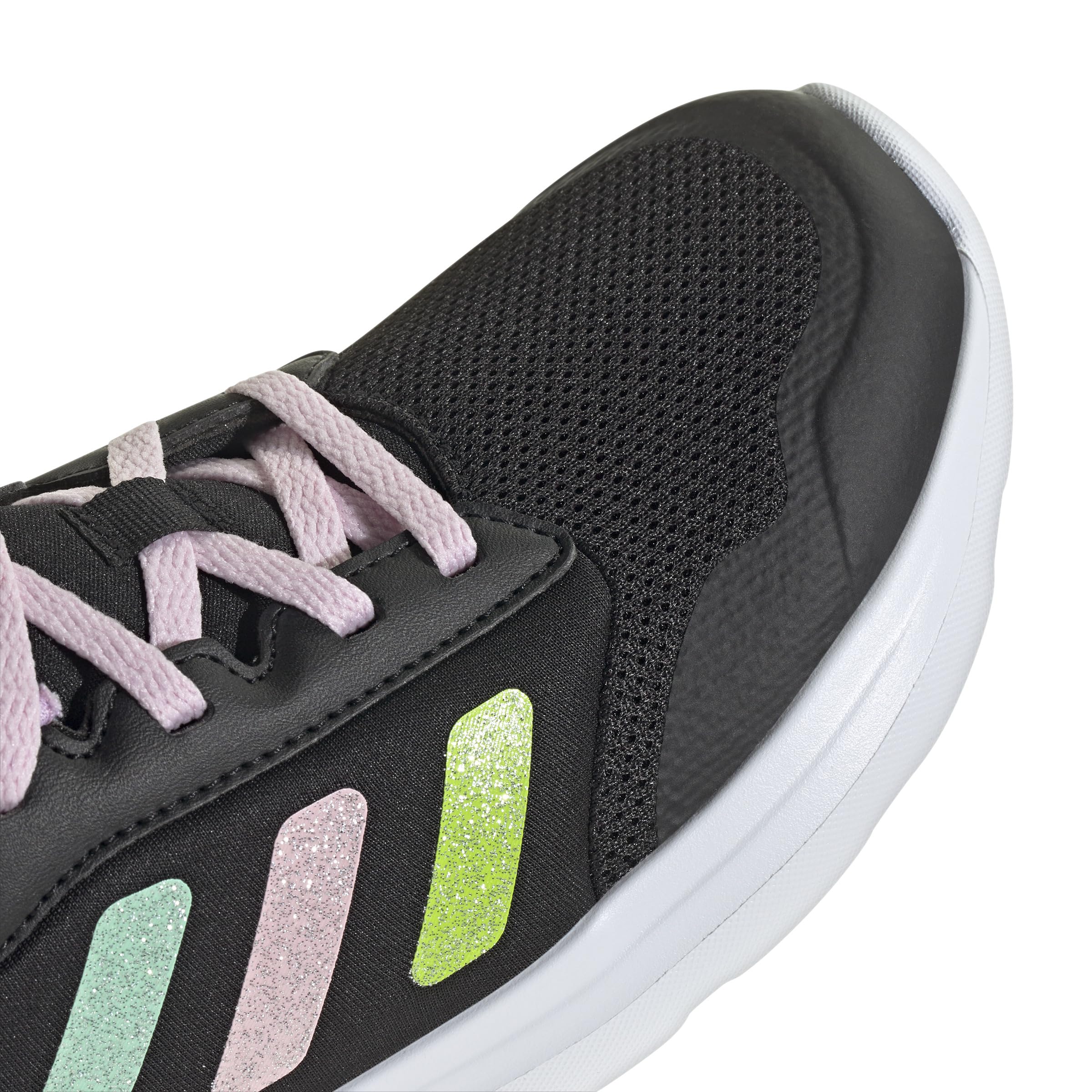 adidas Unisex niños TENSAUR Run 3.0 Shoes Junior, Core Black/Clear Mint/Clear Pink, 39 1/3 EU