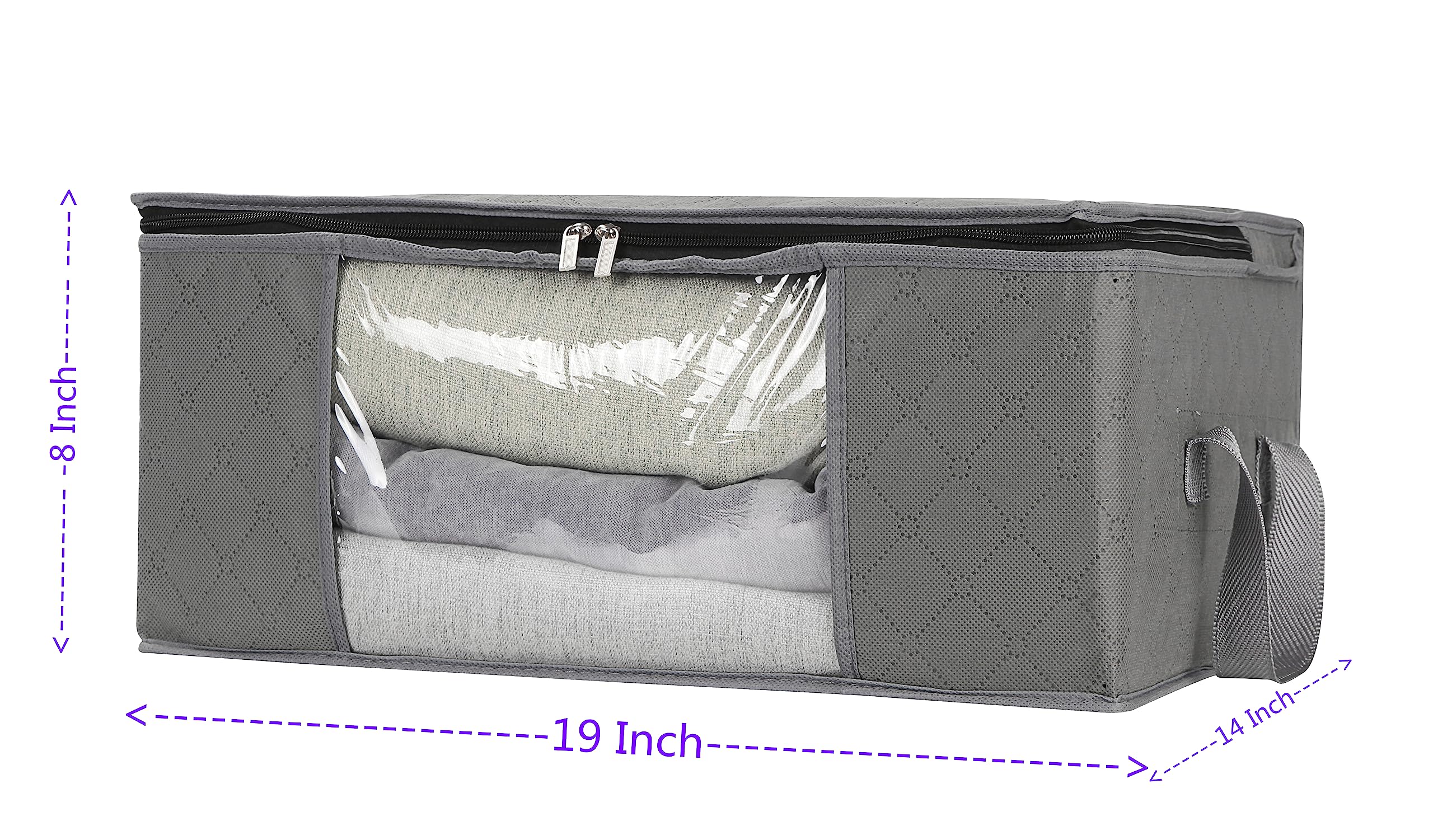 Aufbewahrungsbehälter, Schranktaschen: Behälter, Organizer, Tasche, Boxen, Kleidung, Behälter, Organisation für die Organisation von Decken, Stoff, Kissen, Laken, Pullover und Aufbewahrungstaschen mit