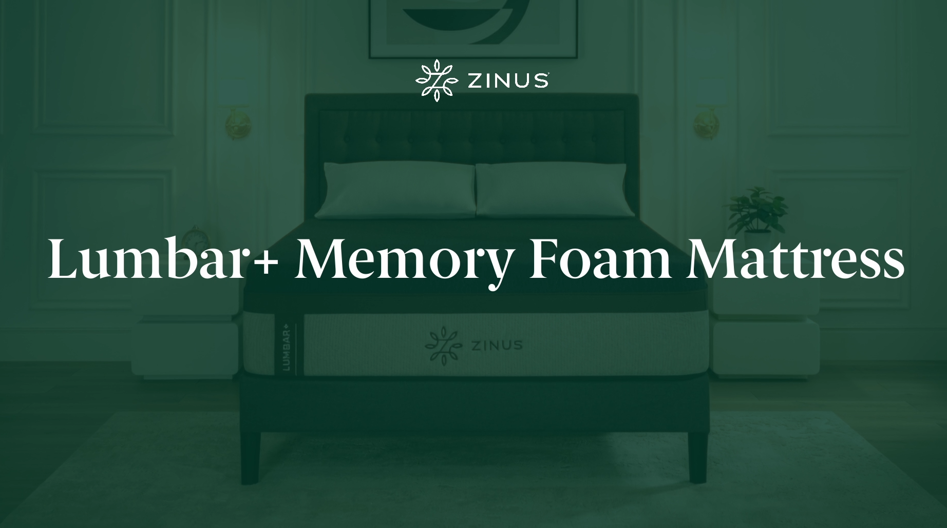 Amazon.com: Zinus Lumbar+ Premium Memory Foam Mattress – 14 Inch
