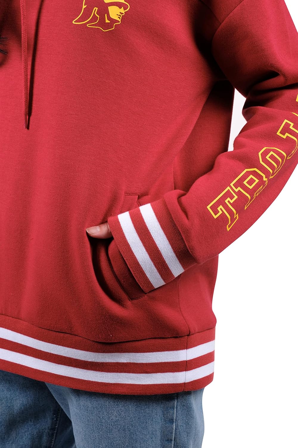 Ultra Game NCAA womens Ncaa Official Wofunnel Neck Pullover Sweatshirt - Image 3