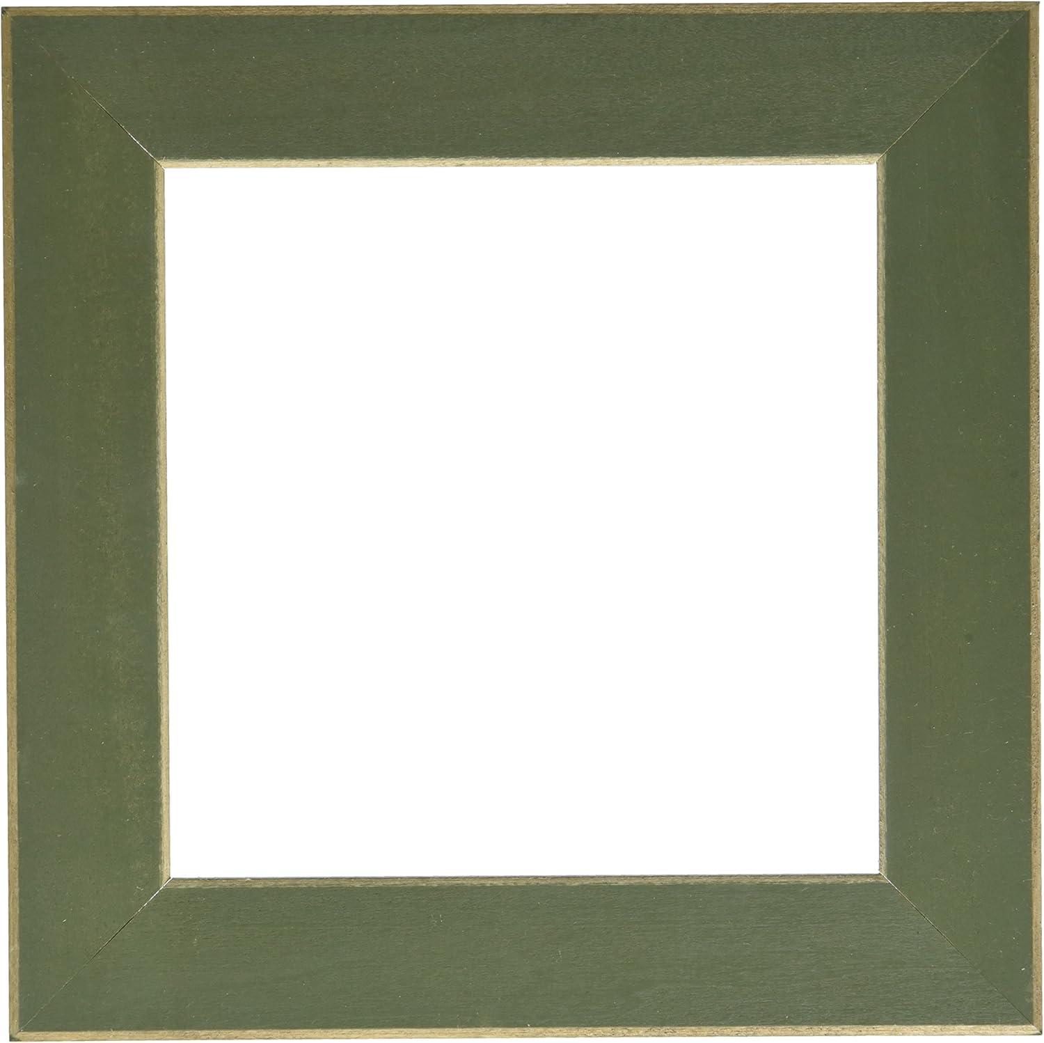 Mill Hill Wooden Frame, 6 by 6-Inch, Olive