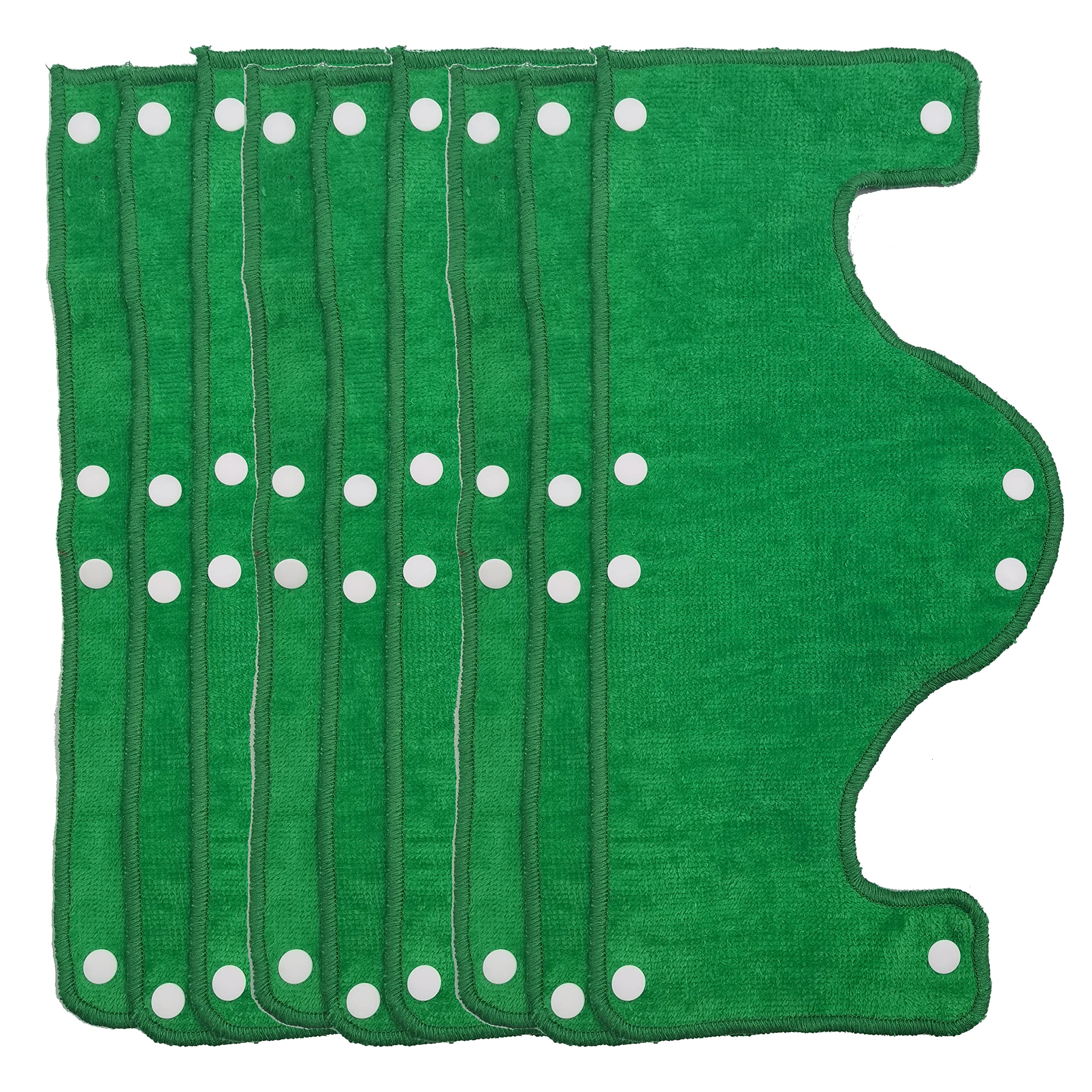 Big Green Hard Hat - Fascia per il sudore, riutilizzabile, lavabile, in spugna di cotone, con chiusura a scatto, 9 pezzi per confezione