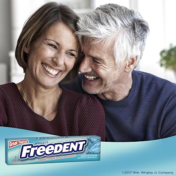Freedent Gum WRIGLEY'S Spearmint Chewing Gum, 5 pieces (8 Pack)
