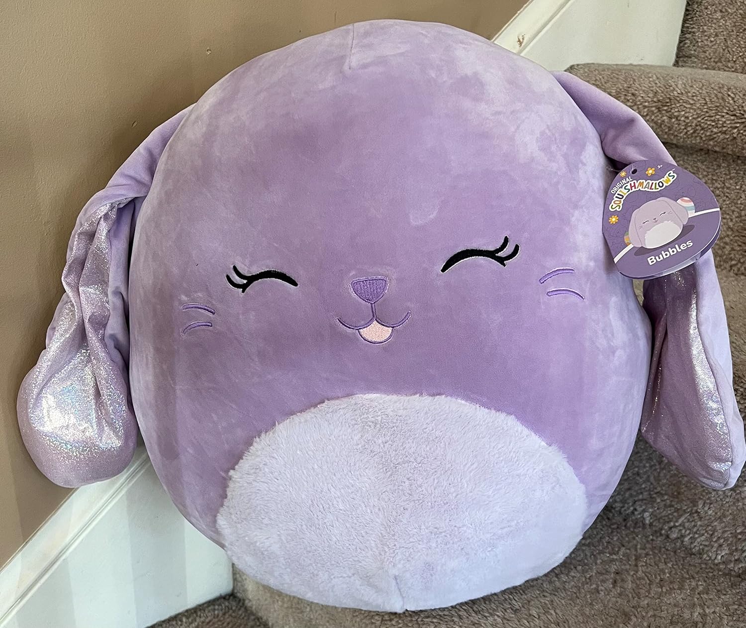 Squishmallows Official Kellytoy Easter Spring Squishy Soft Plush Toy Animal (Bubbles, 16 Inches)