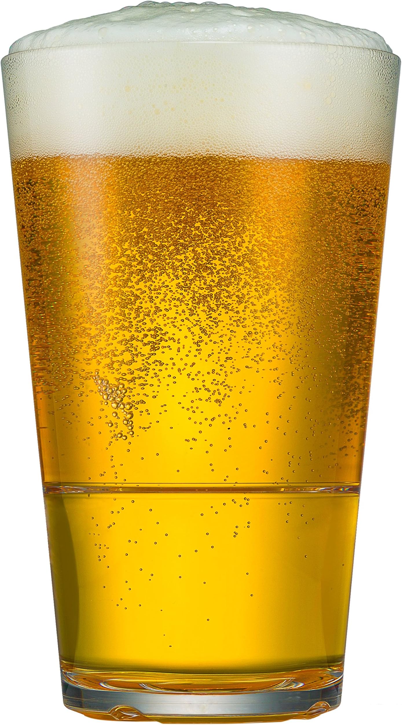 Drinique Caliber Cooler Unbreakable Tritan Tumbler Glasses, 22 oz. (Set Of 4), Clear,CAL-CO-CLR-4