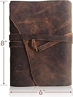 Vista 7 de Diario de cuero, Café Oscuro