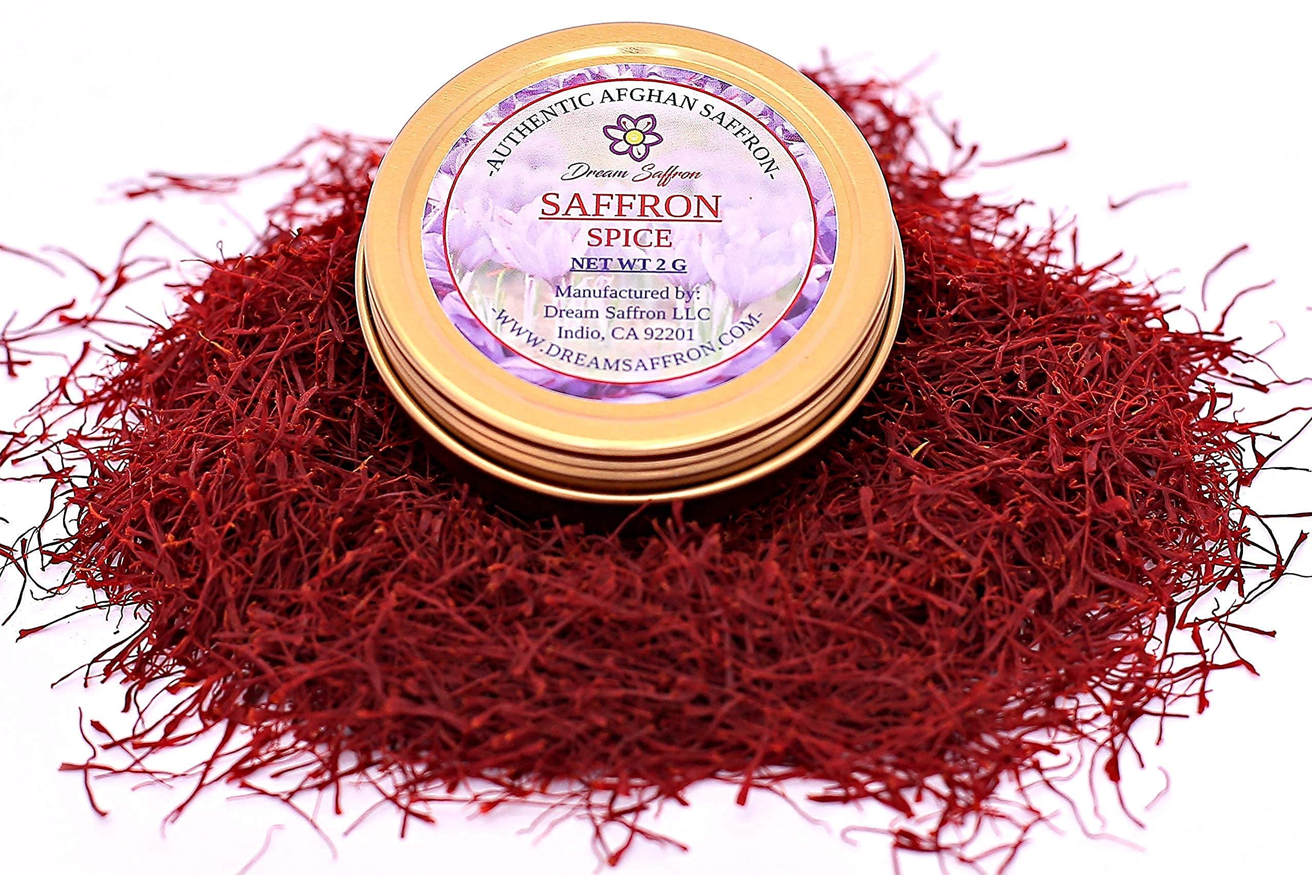 Buy Dream Saffron, Premium AllRed Saffron Spice for Cooking, 2 Grams