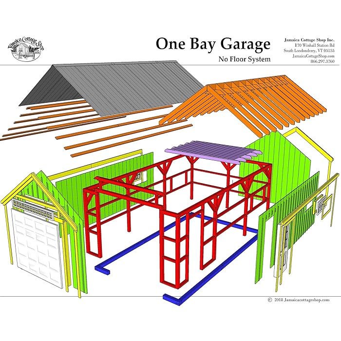 Buy StepByStep DIY PLANS 14x20 Timber Frame Post & Beam One Bay