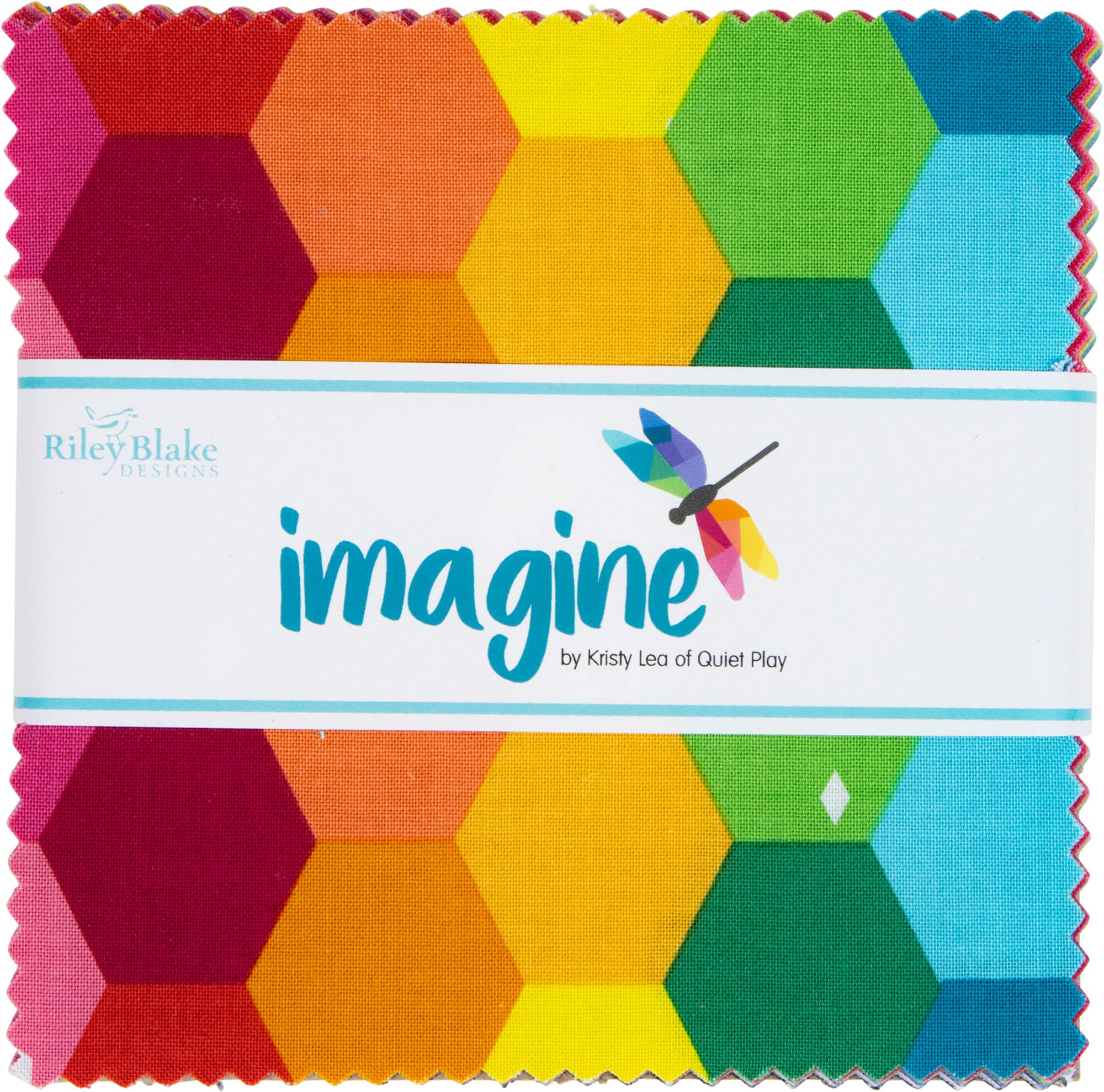 Kristy Lea Imagine 5" Stacker 42 5-inch Squares Charm Pack Riley Blake Designs 5-12160-42