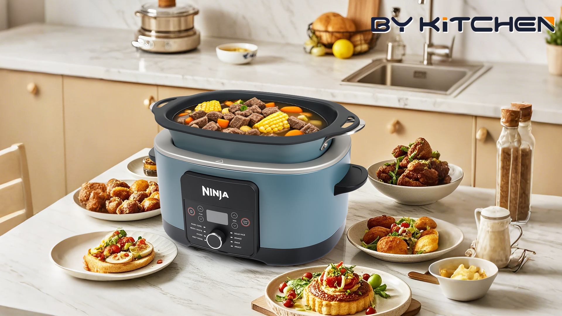 Amazon.com: BYKITCHEN Silicone Slow Cooker Liners for Ninja