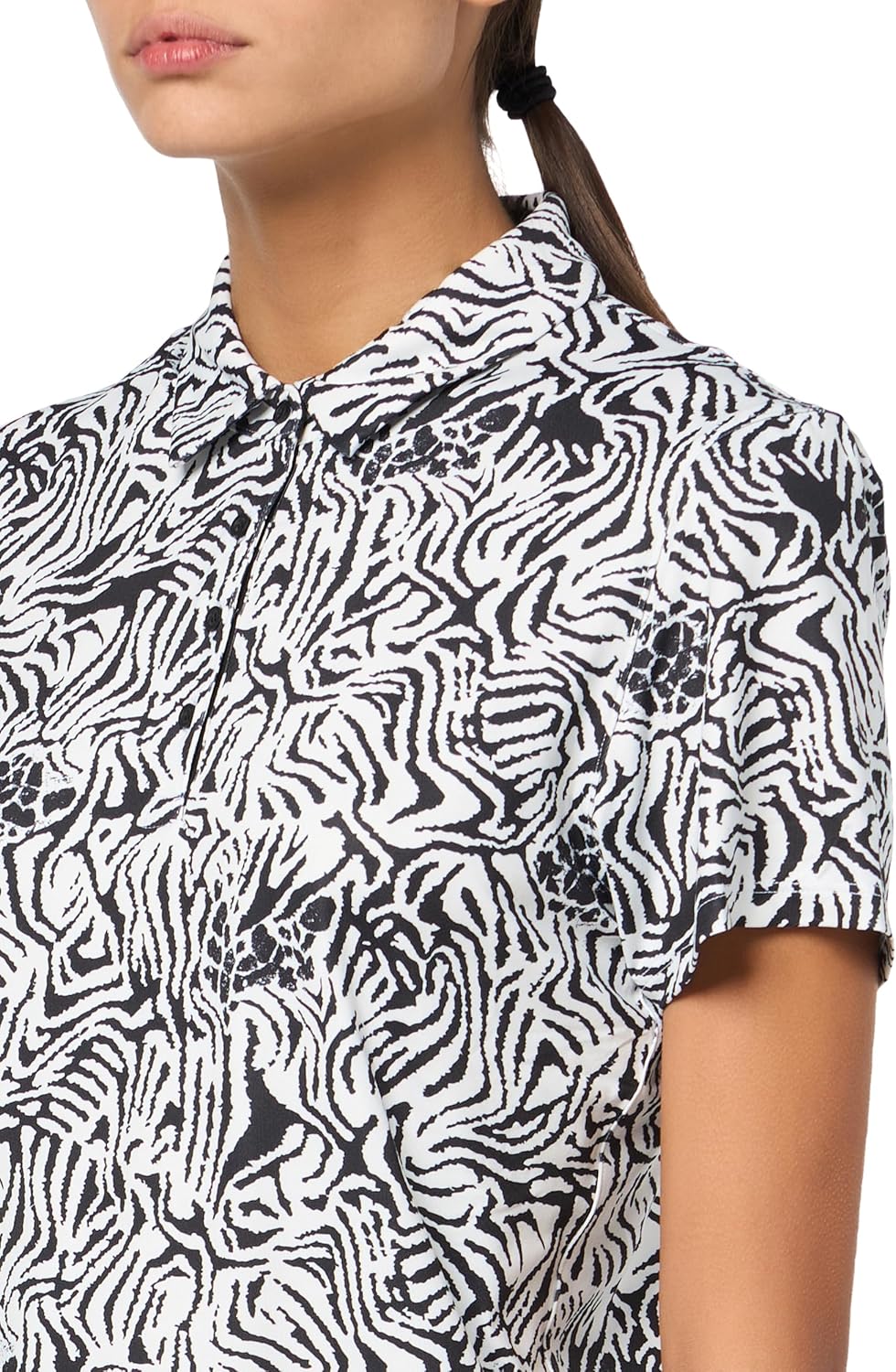 PUMA Women's Cloudspun Zebra Ss Polo