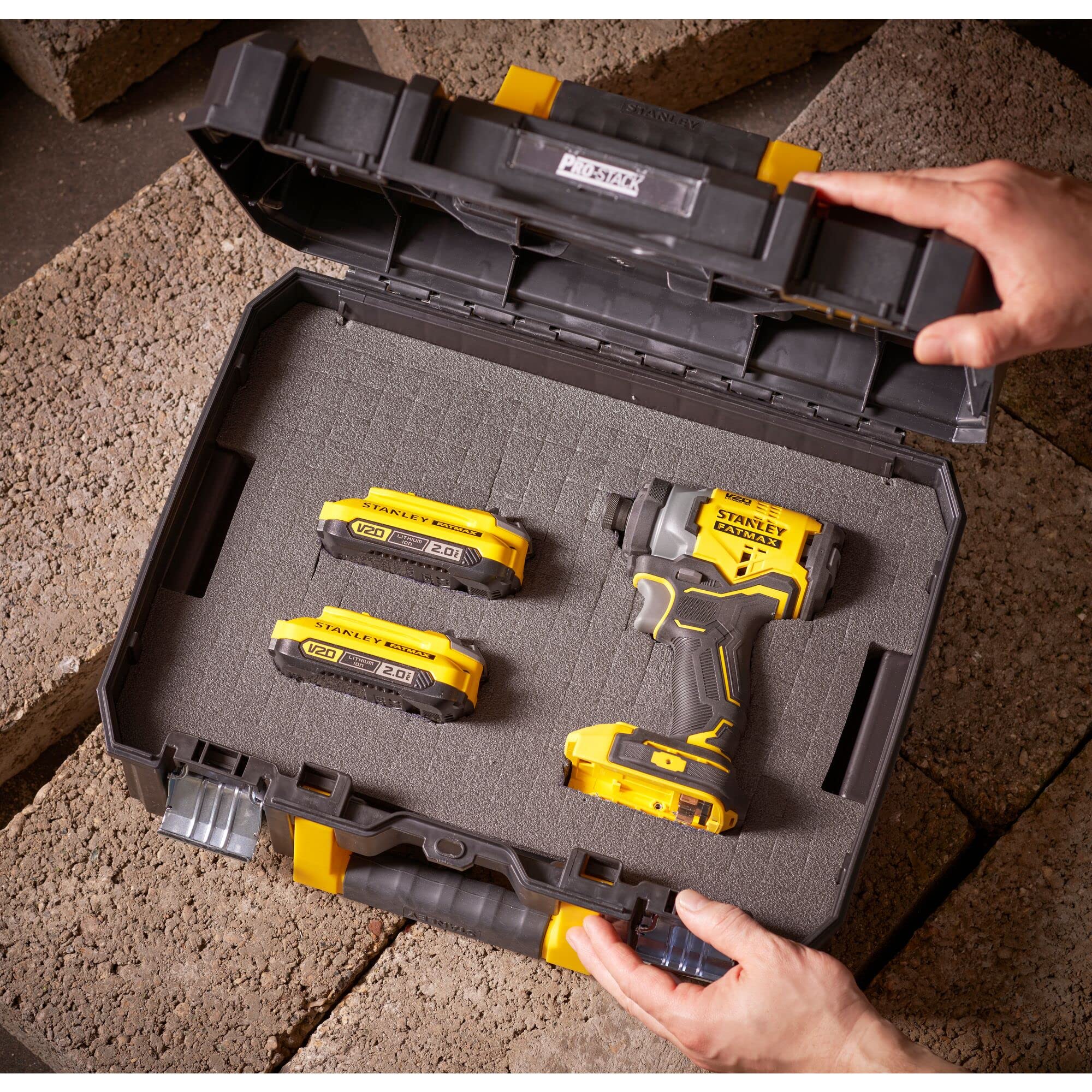 STANLEY FATMAX FMST1-71966 Cassetta Porta Utensili Elettrici PRO-STACK