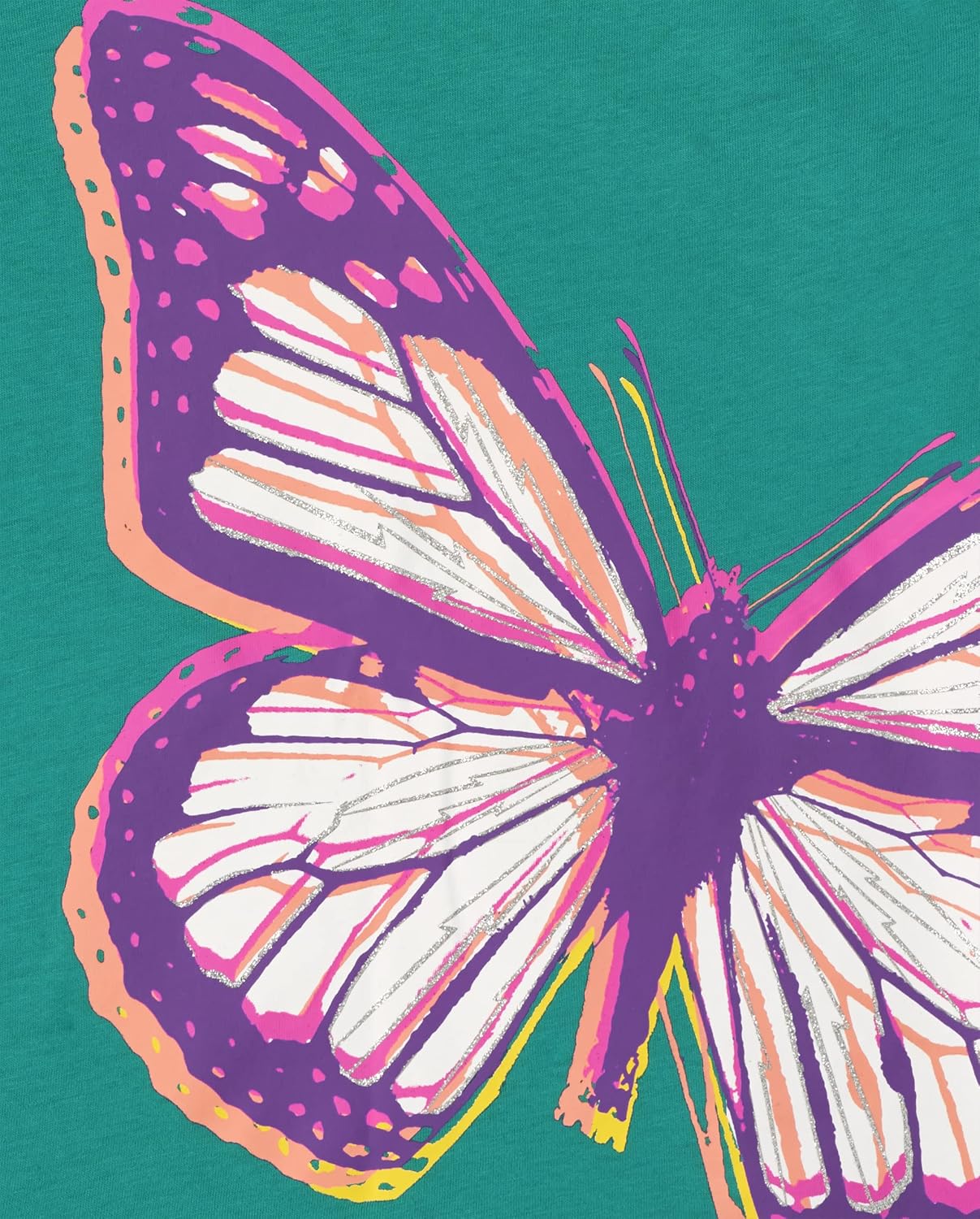 The Children's Place Girls Unicorns,Butterfly Short Sleeve Graphic T-Shirts,3 Pack - Image 2