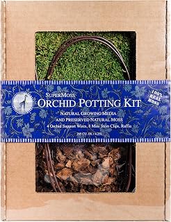 SuperMoss (90510) Orchid Potting Kit, 8oz, Fresh Green, 200 in3 Box (Appx. 8oz)