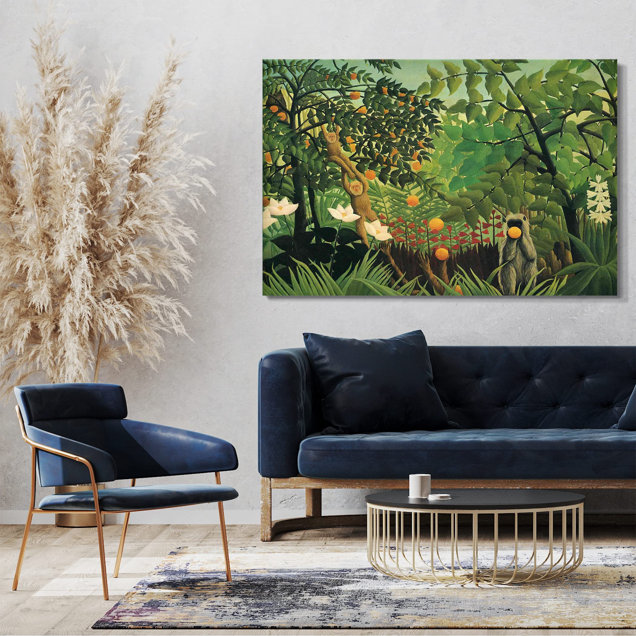 Leinwand (120x80cm): Henri Rousseau - Exotische Landschaft