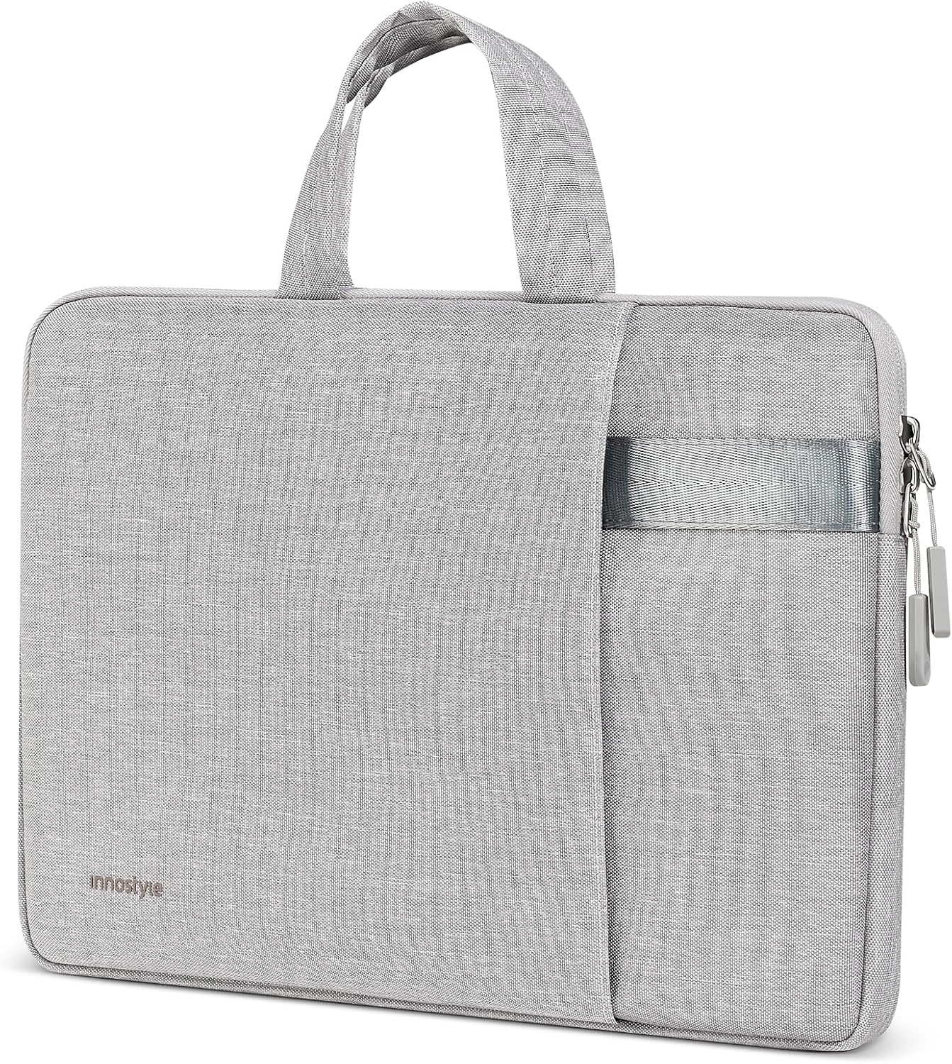 Lightweight Laptop Bag Briefcase, 14-Inch, 235g Ultra Slim Shockproof Computer Sleeve with Handle, Water-Resistant Portable Case for MacBook Air/Pro, Dell XPS, Huawei MateBook, Business Travel (Grey)