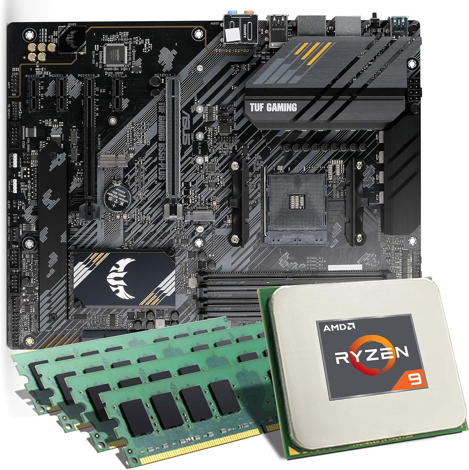 AMD Ryzen 9 3900XT / ASUS TUF B550-PLUS Gaming Motherboard Bundle