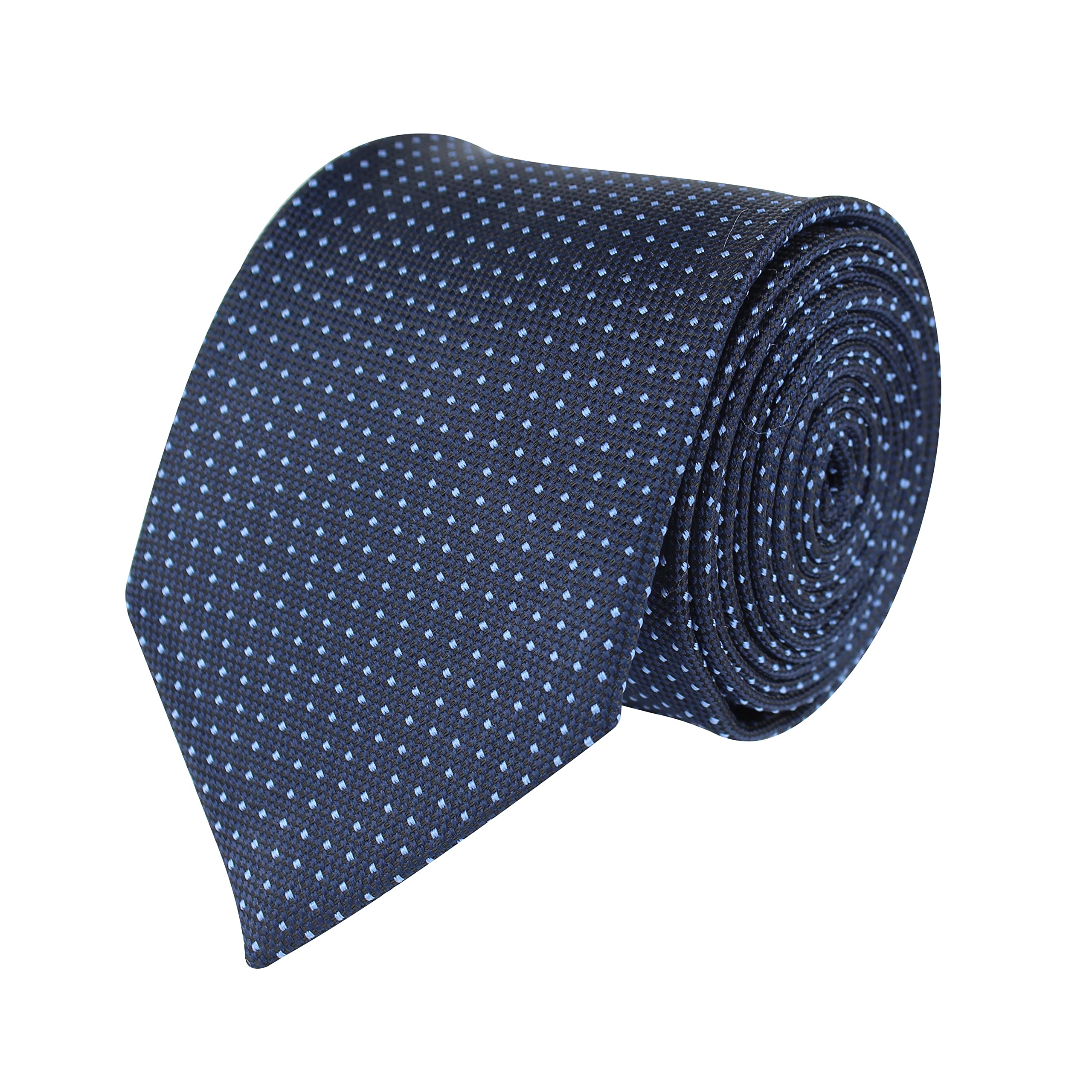 kovove Kavove The Marvellous Polka Dot Blue Necktie For Men-picture-22