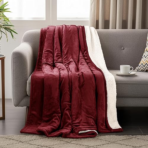 Miniatura 126 de Utopia Bedding - Manta sherpa de tamaño decorativo [negro, 50 x 60 pulgadas], manta reversible de vellón gruesa y cálida de 480 GSM, para cama