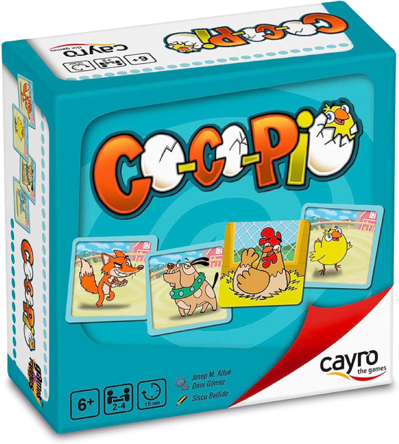 Cayro - Juego Co-Co-Pío - Consigue Tres Pollitos Antes Que el Resto - Juego de Rapidez con Amigos y Familia - GANA el Que más Rápido Sea